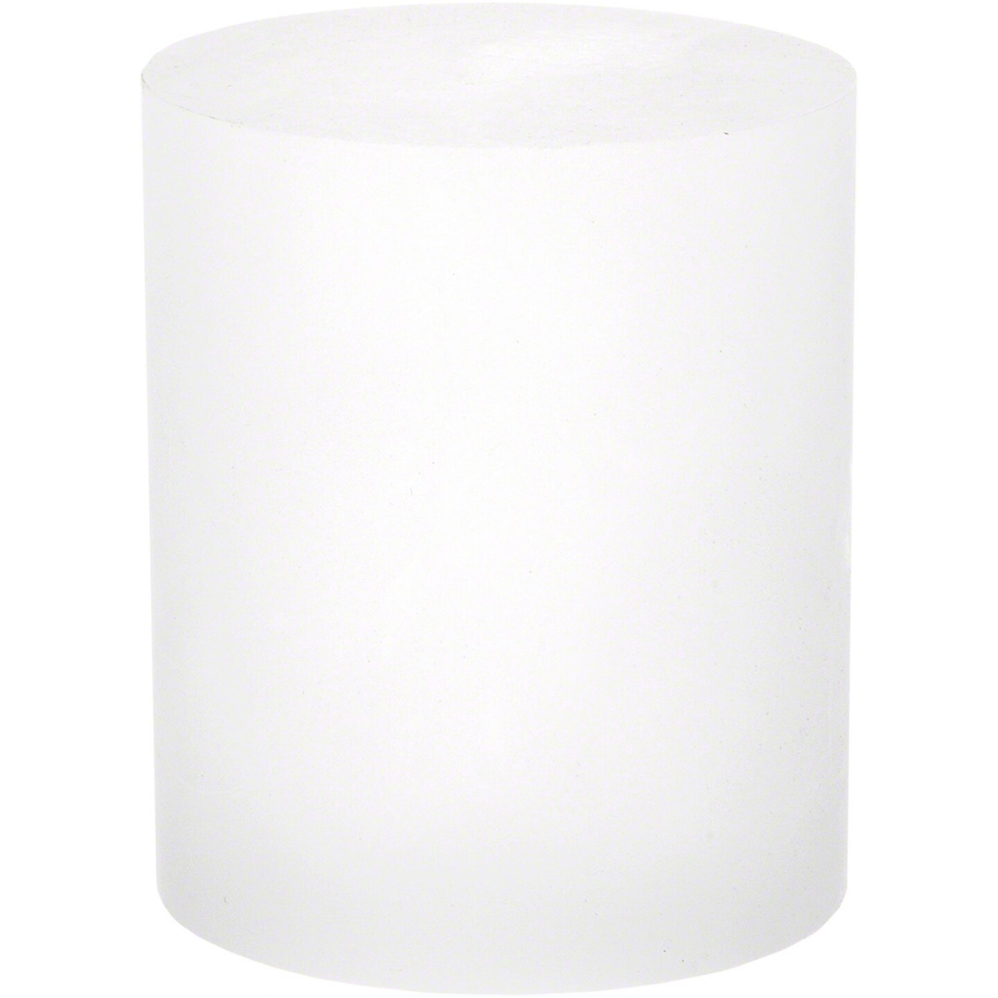 Plymor Frosted Acrylic Solid Cylinder Round Display Riser