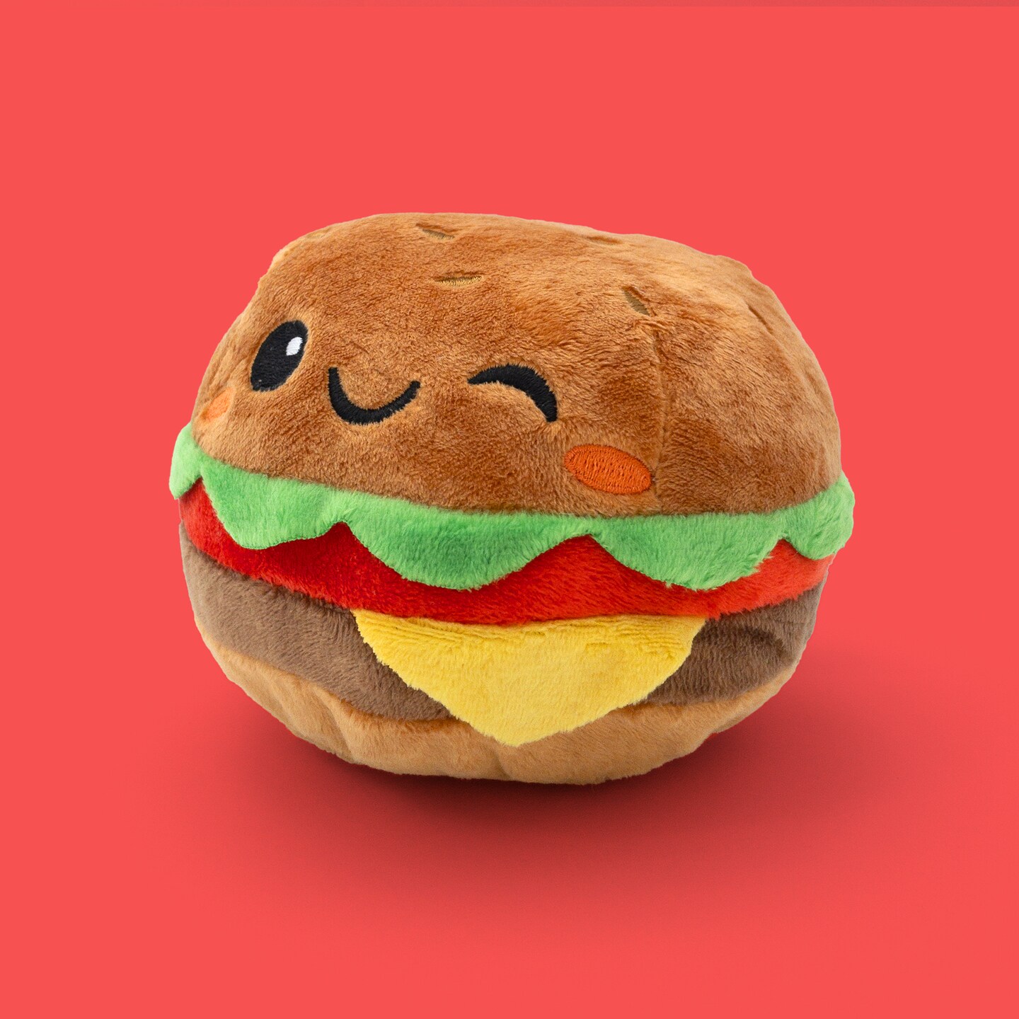 Burger Plushie - 5" Large Soft Plush Toy - Food Plush - Stuffed Animal - Cute Food - Foodies Gifts - Kawaii Gifts - Birthday - Fast Food product 2