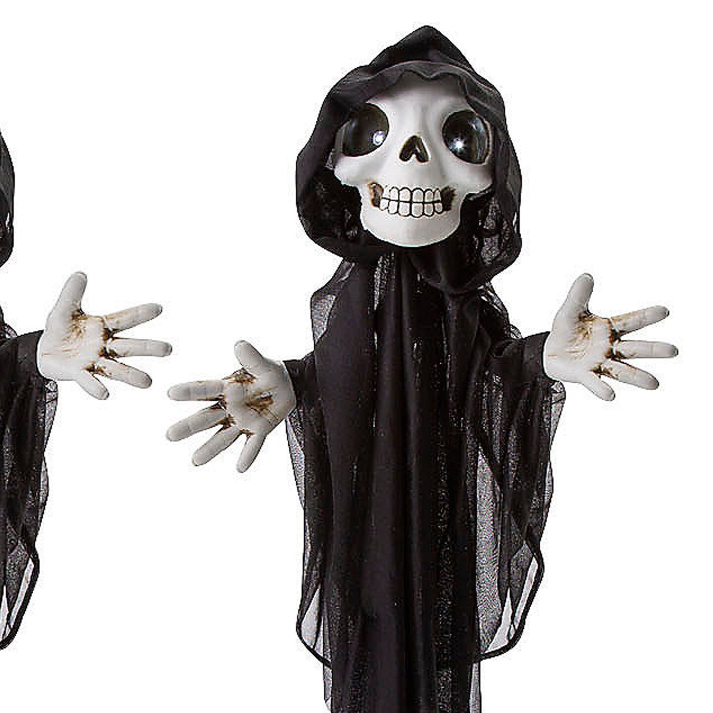 Light Up Grinning Reaper Yard Stakes Set