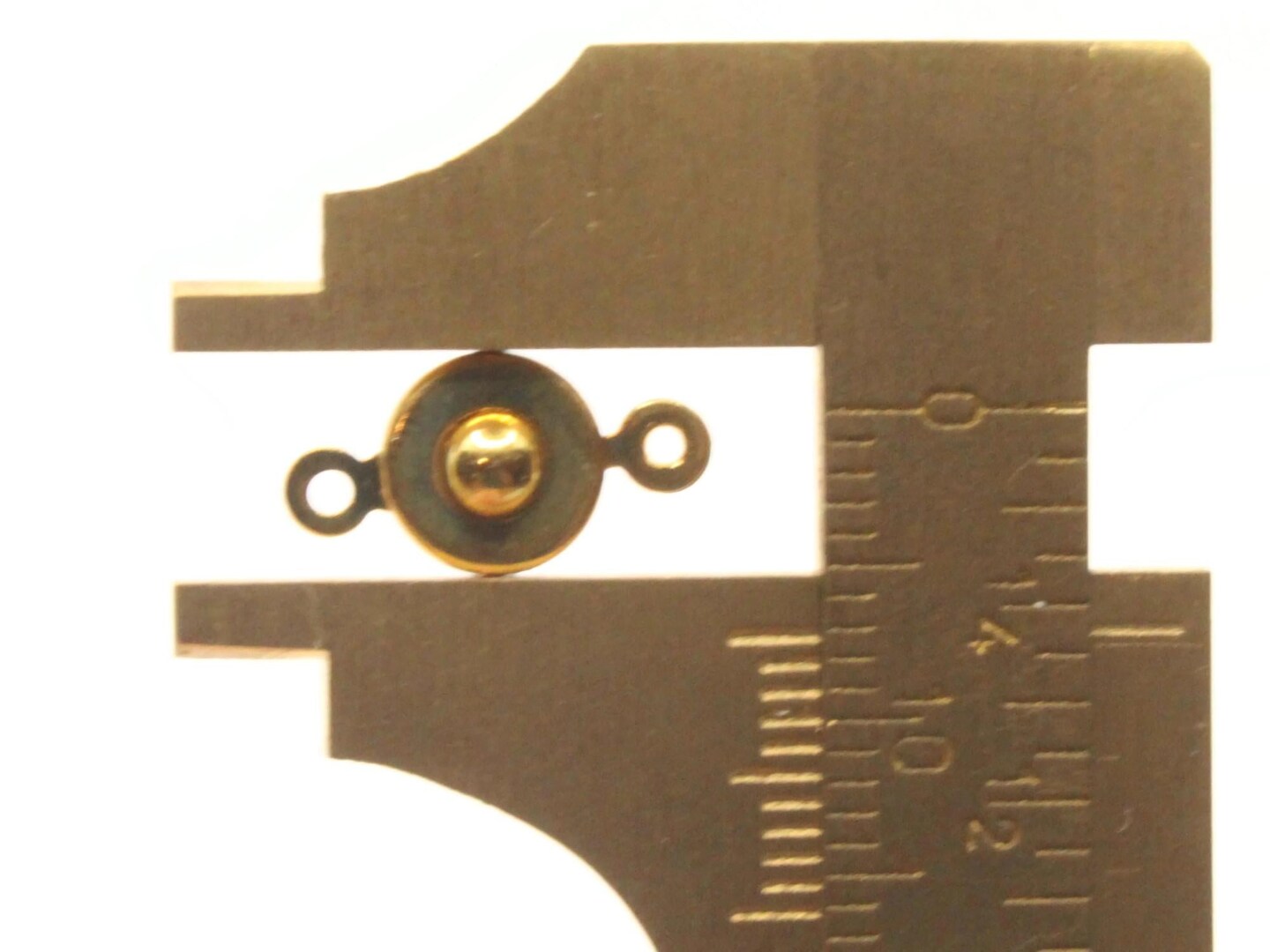 4 7mm Snap Clasps Golden Metal Clasps