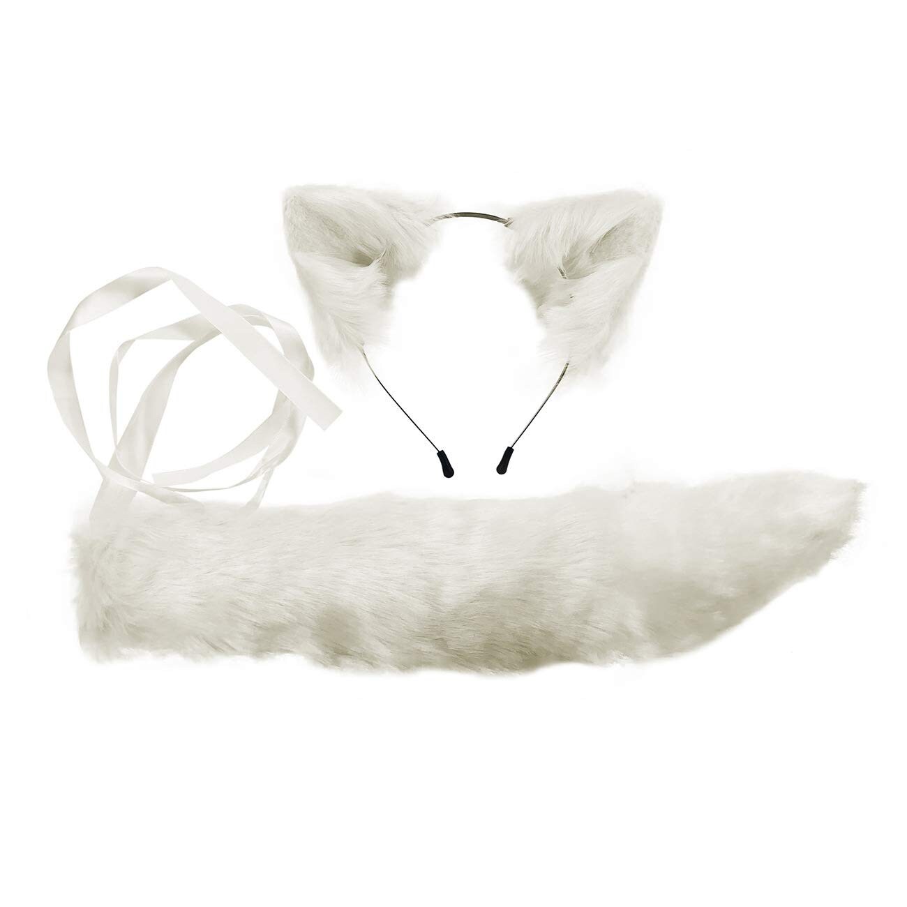 VIGVAN Cat Ears Wolf Fox Ears Animal Cosplay Cute Head Accessories for