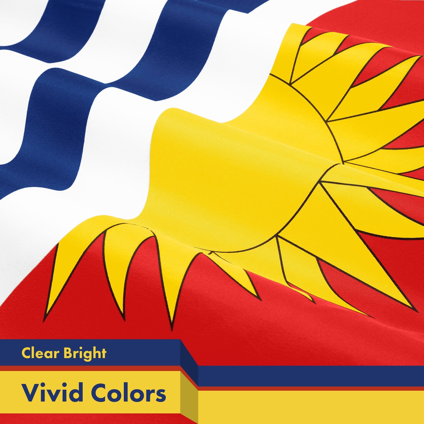 G128 3 Pack: Kiribati I-Kiribati Flag | 3x5 Ft | LiteWeave Pro Series Printed 150D Polyester | Country Flag, Indoor/Outdoor, Vibrant Colors, Brass Grommets