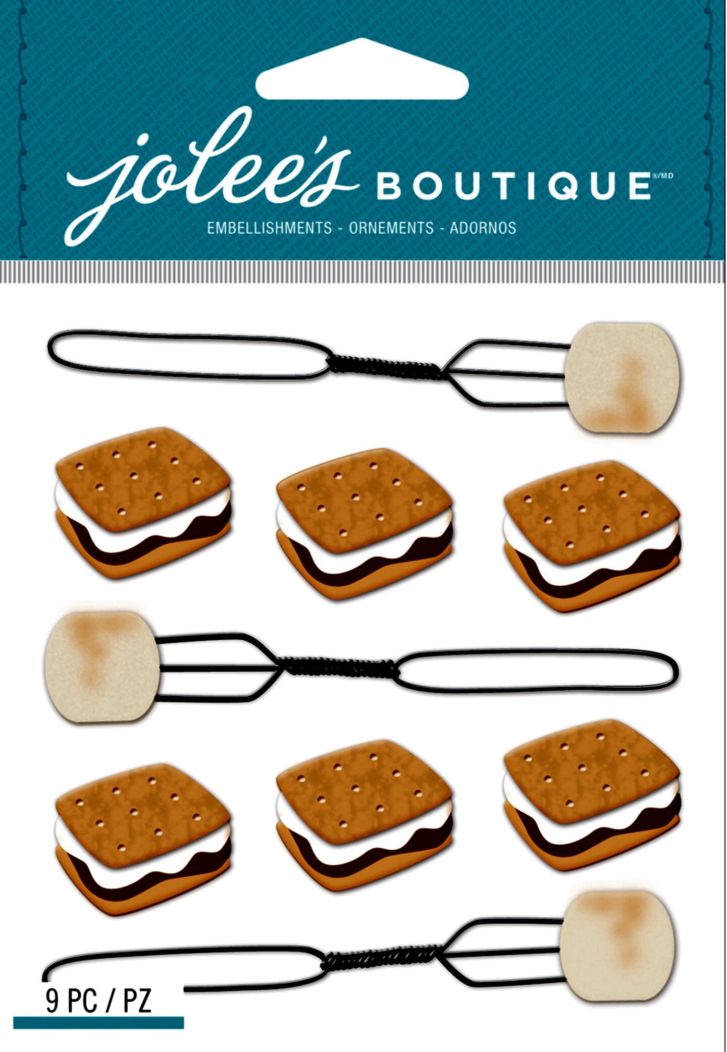 Jolee&#x27;s Boutique S&#x27;Mores Repeat Dimensional Stickers