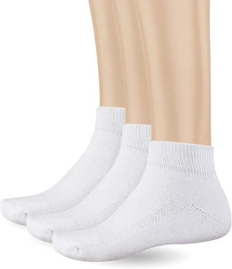 Heavyweight Soft Quarter Socks 3 Pair | RADYAN&#xAE;