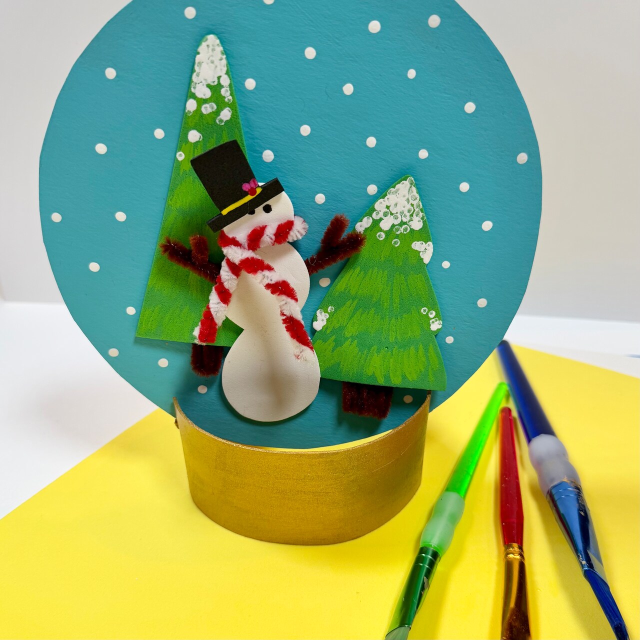 Kids Club: Cardboard Snow Globes