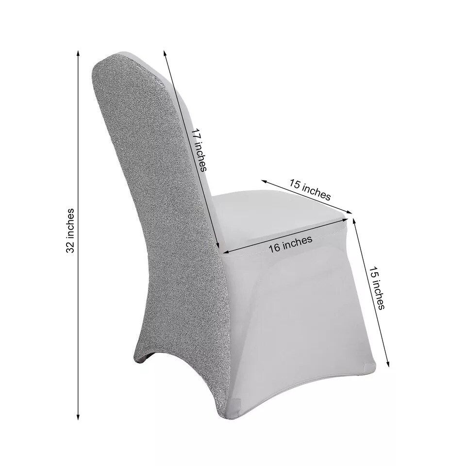 10 WHITE Banquet Stretch SPANDEX CHAIR COVERS Wedding Supplies Event Decorations