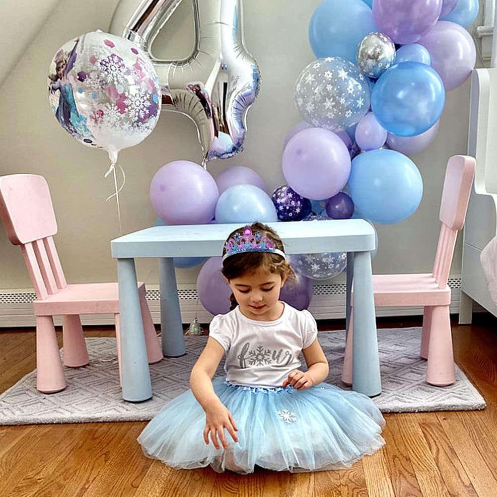 Princess Mermaid Costume Dress up Accessories for Girls Mermaid Gloves Tiara Crown Necklace Wand Earrings Bracelet Ring Princess Halloween Cosplay Accessories Christmas Gifts Set