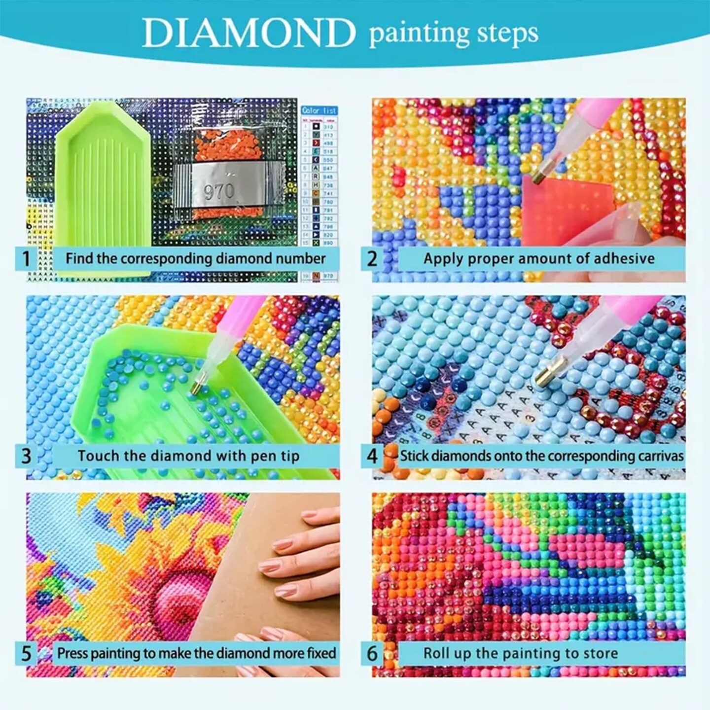 Diamond Art Painting Kits for Adults, Cow 5D Diamond Painting Dots Art Kits for Adults Beginner, DIY Highland Cow Full Round Gem Crystal Art Paint by Diamond, Home Wall Decor 12 x 12 in