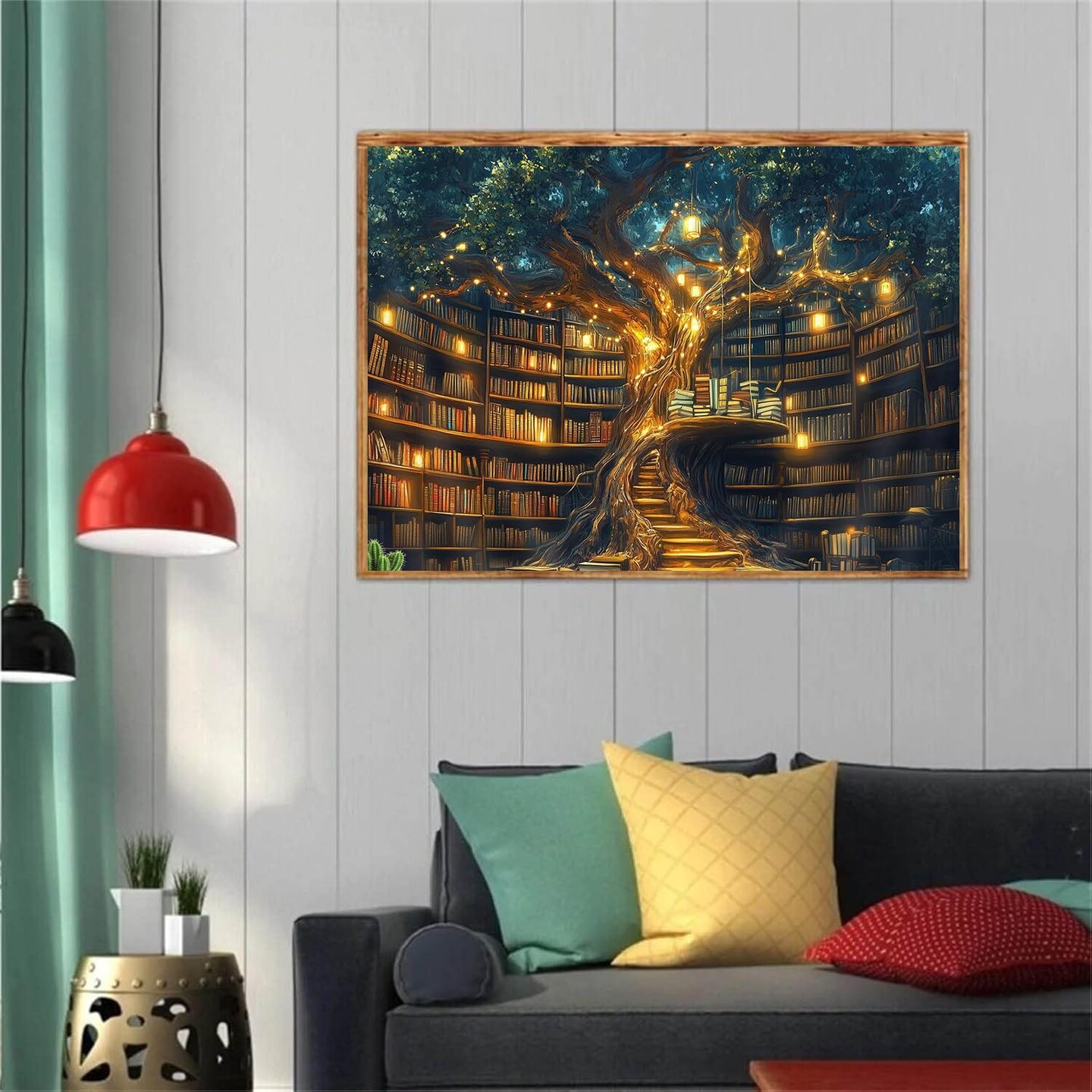 Diamond Art Kits for Adults,5D Tree of Life Diamond Painting DIY Book Diamond Art Diamond Painting Kits for Adult,Round Full Drill Diamonds, Diamond Art Kits for Home Decor-12x16inch