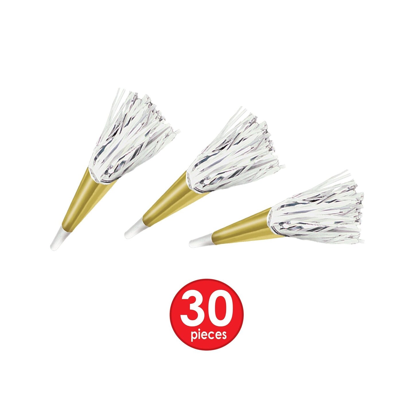 Beistle Gold Rush New Year&#x27;s Eve Party Kit for 50 People