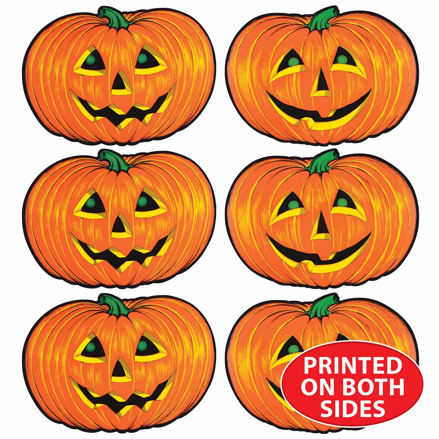 72 Pack Beistle Halloween Jack-O-Lantern Cutouts