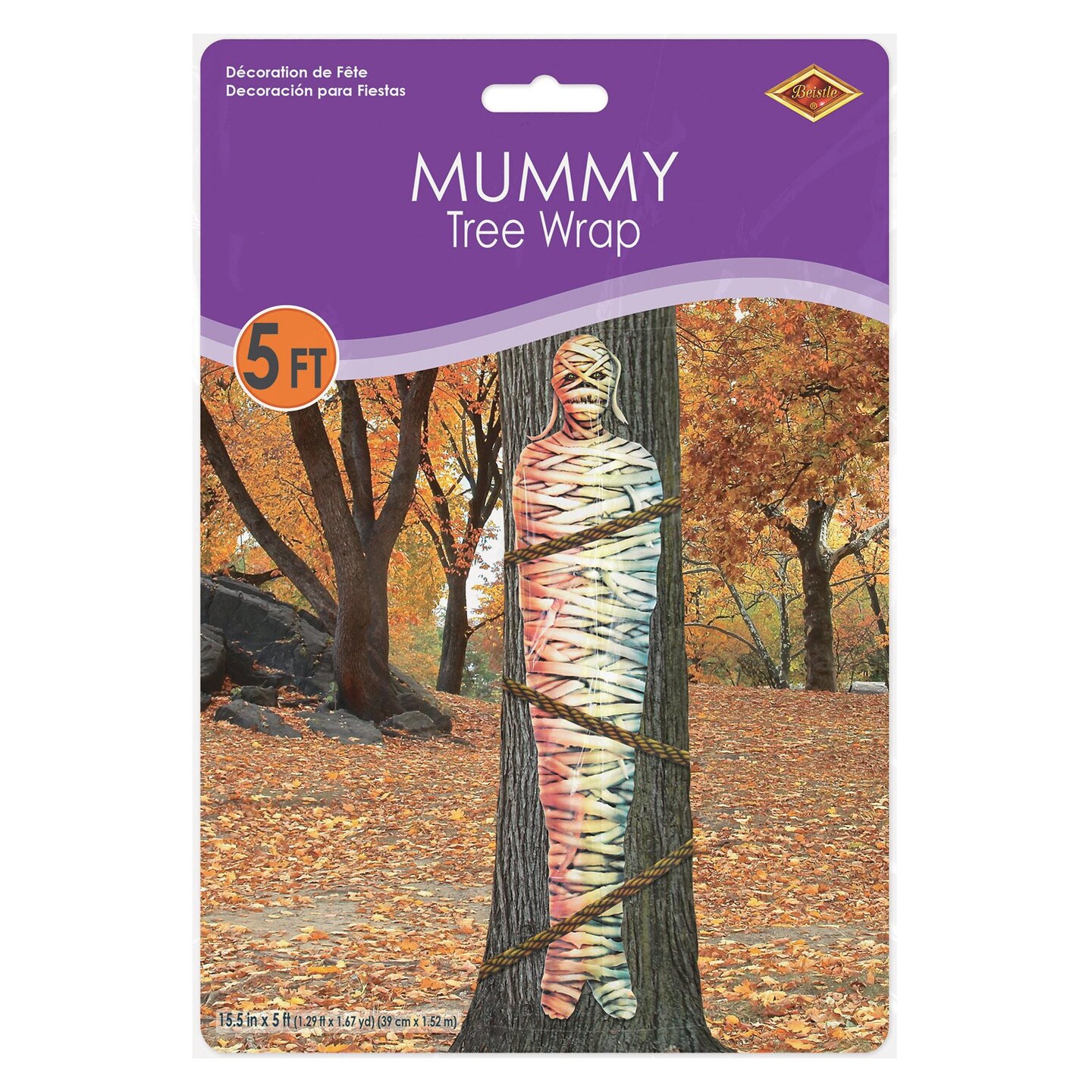 12 Pack Beistle Halloween Mummy Tree Wrap Decoration