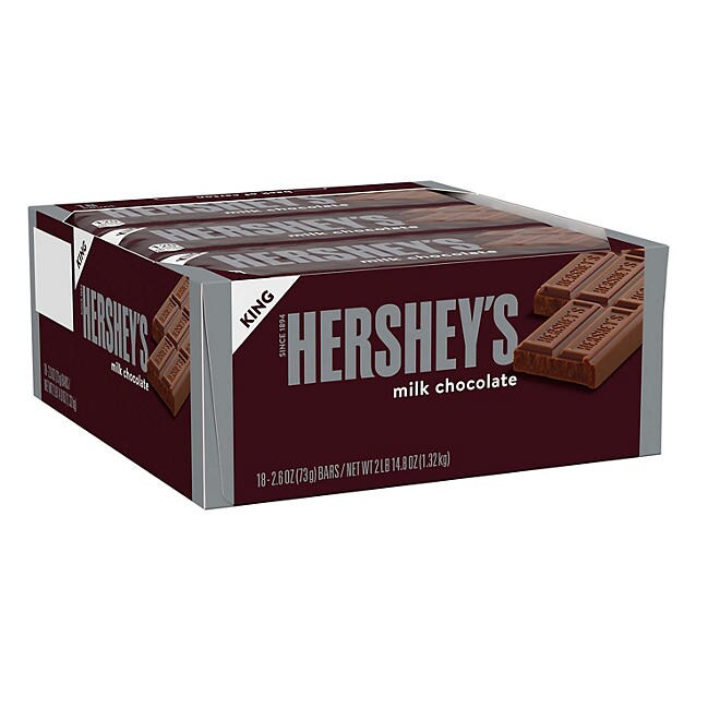 Hershey's King Size Milk Chocolate Bars A Classic Delight for Everyone