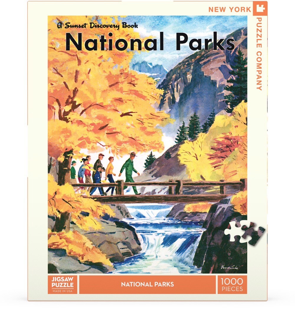 New York Puzzle Company National Parks 1000 Piece Piece Jigsaw Puzzle