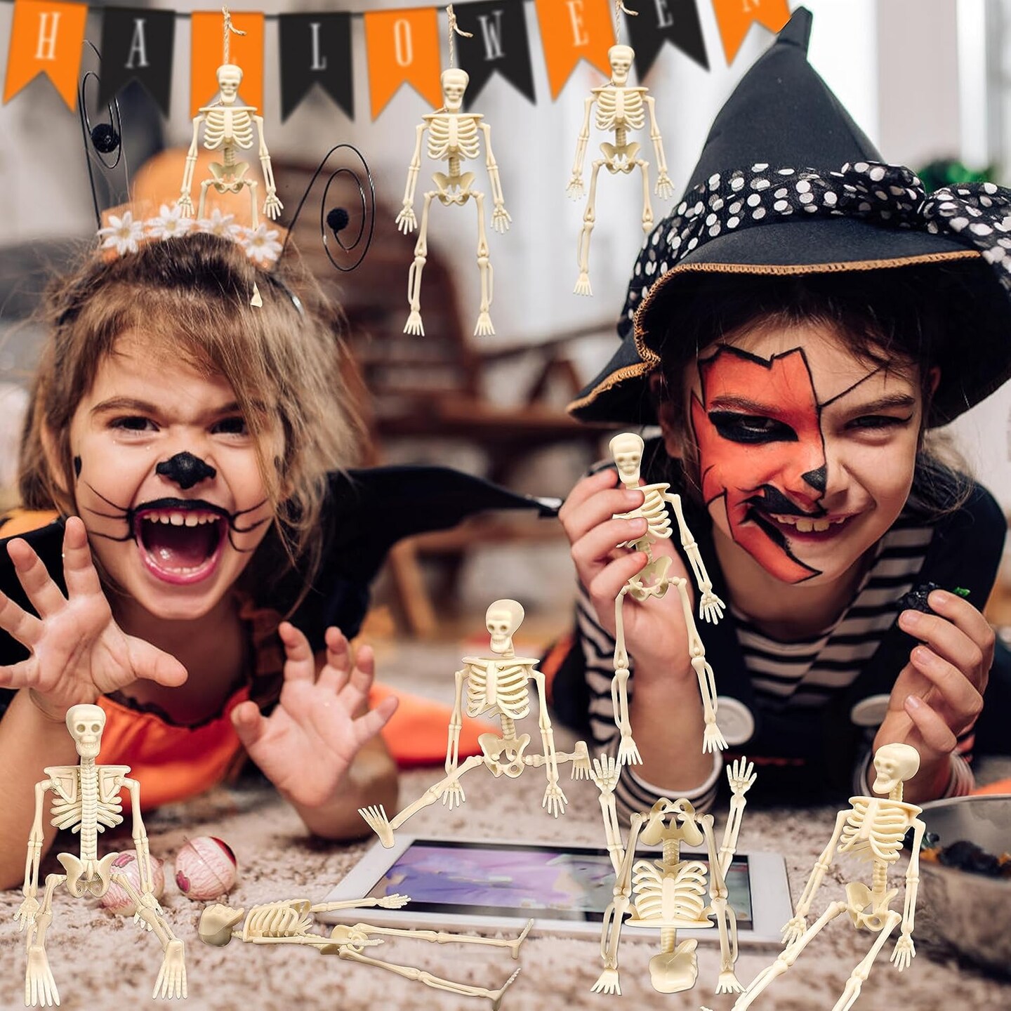 Mini Skeleton Halloween Decor