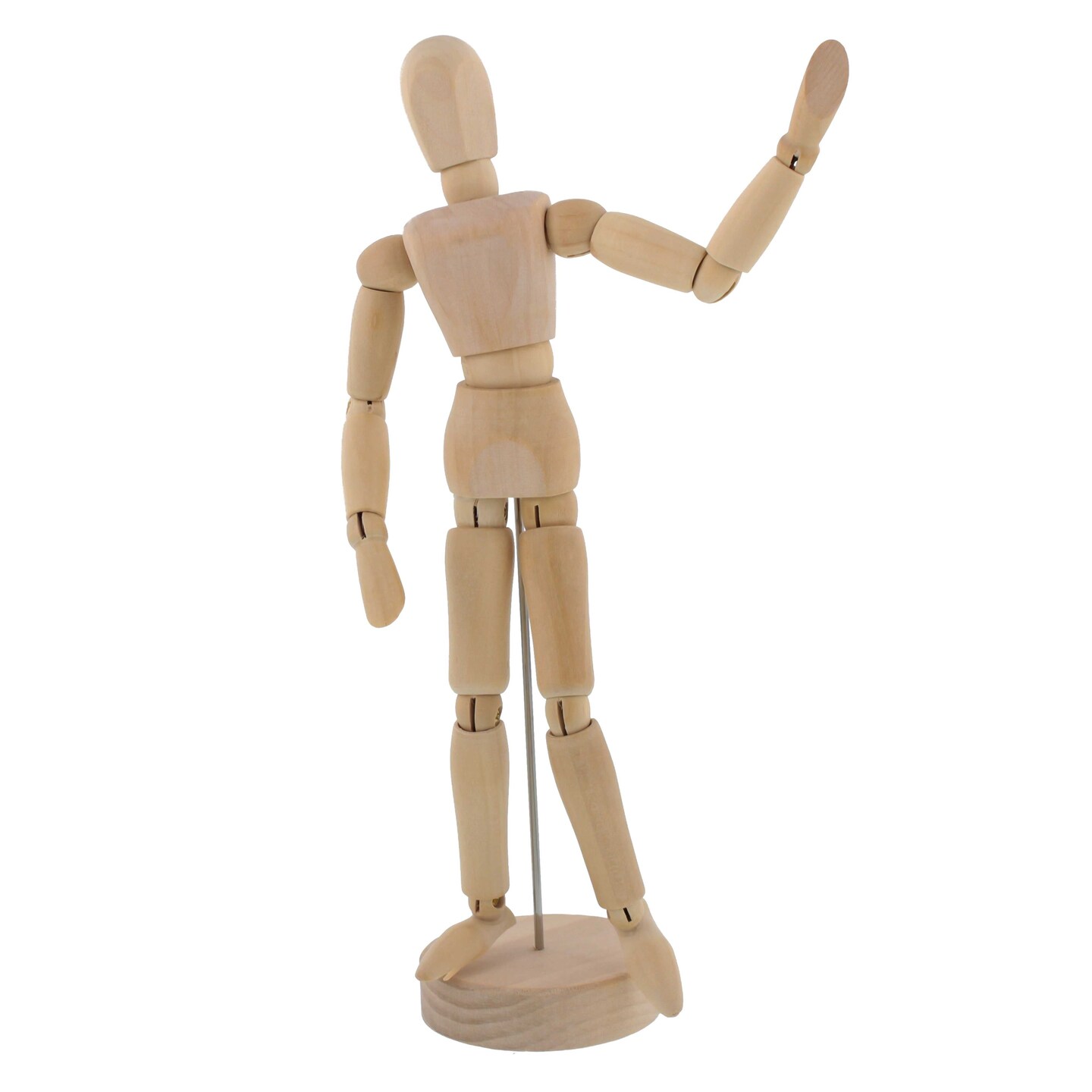 Wood 8&#x22; Artist Drawing Manikin Articulated Mannequin with Base and Flexible Body - Perfect For Drawing the Human Figure (8&#x22; Female)