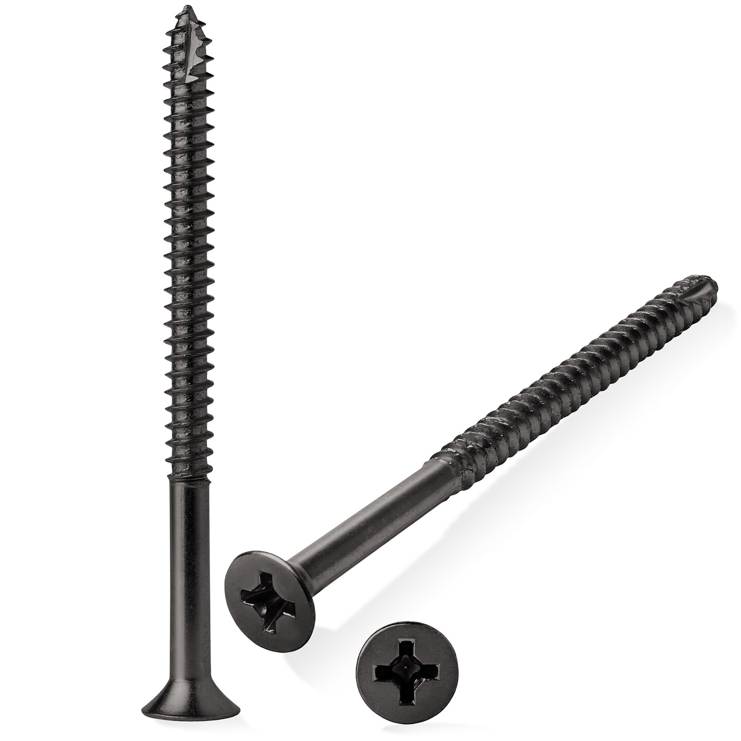 Cauldham Wood Screws #9 x 3 Inch for Door Hinges - 25 pack