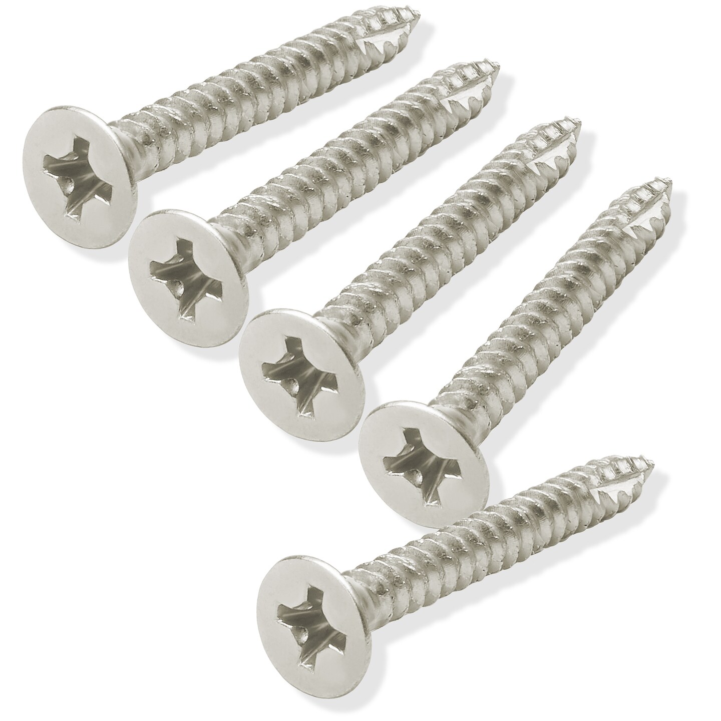 Cauldham Wood Screws #9 x 1-1/2 Inch for Door Hinges - 25 pack