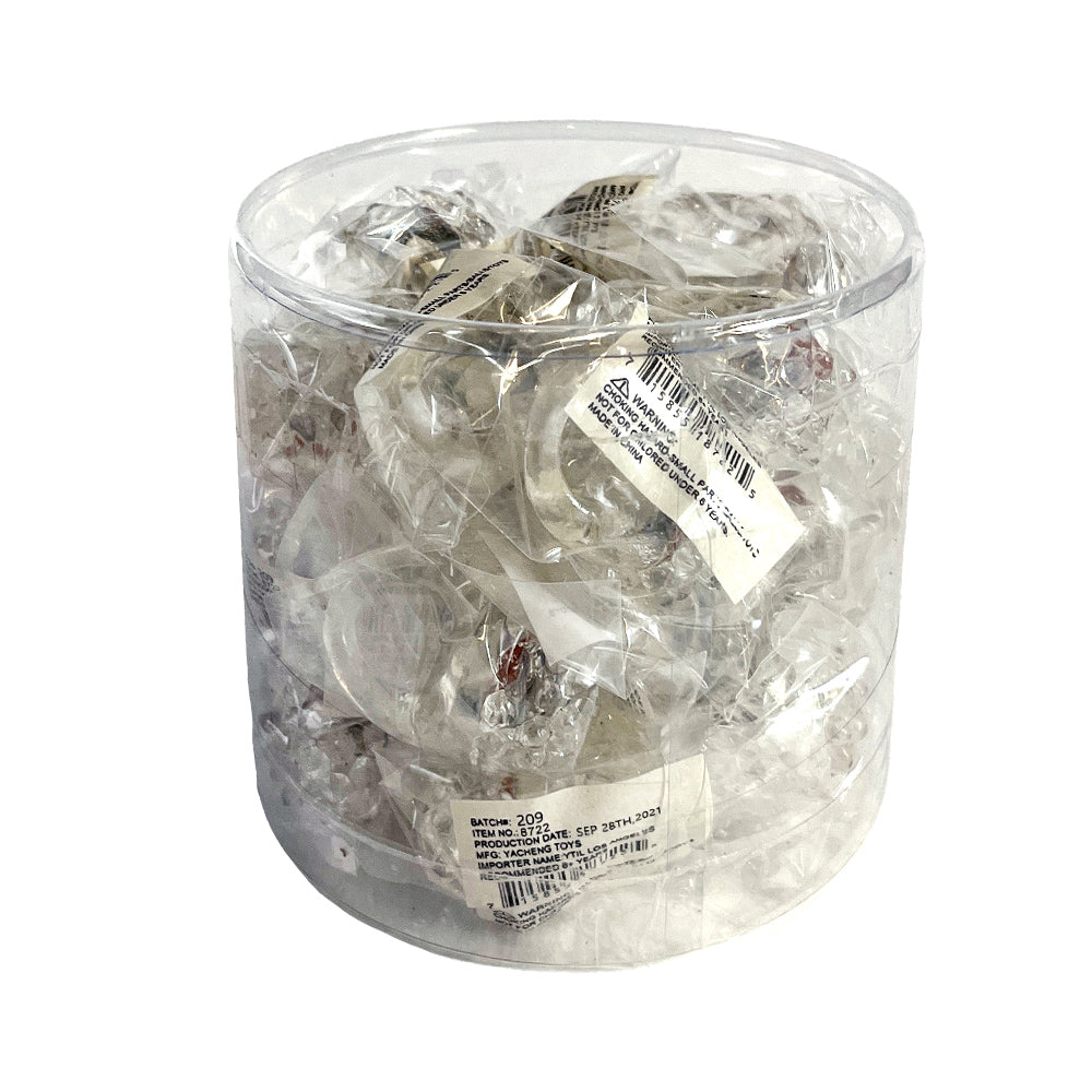 Flashing Clear Ring Tub 24 Ct