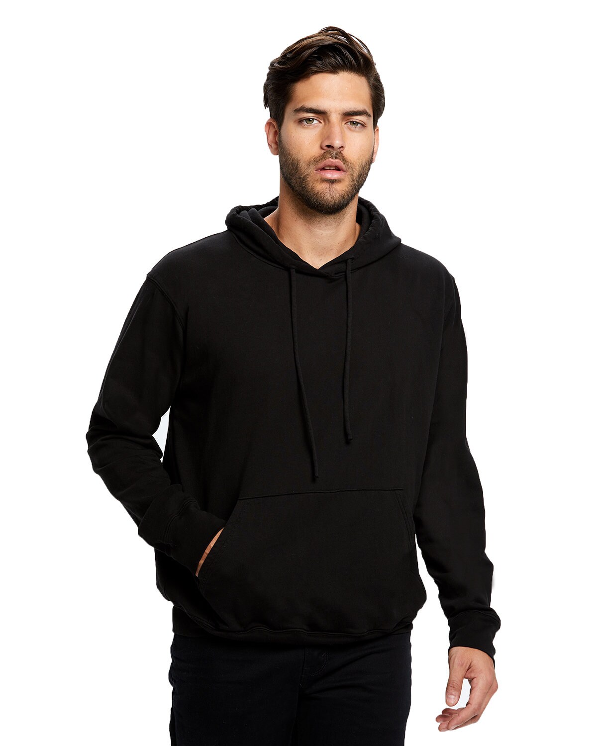US Blanks&#xAE; Men&#x27;s USA Made Cotton Hooded Sweatshirt