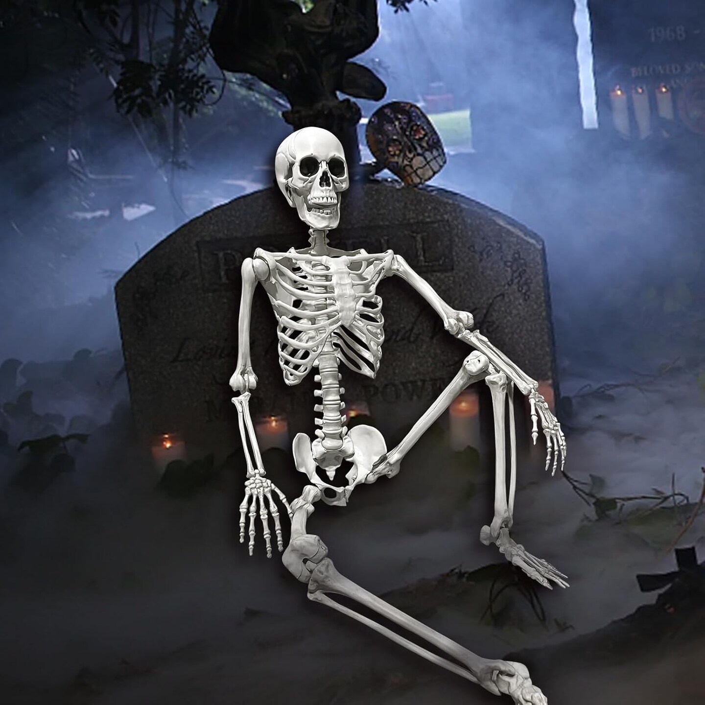 Posable Halloween Skeleton Decorations