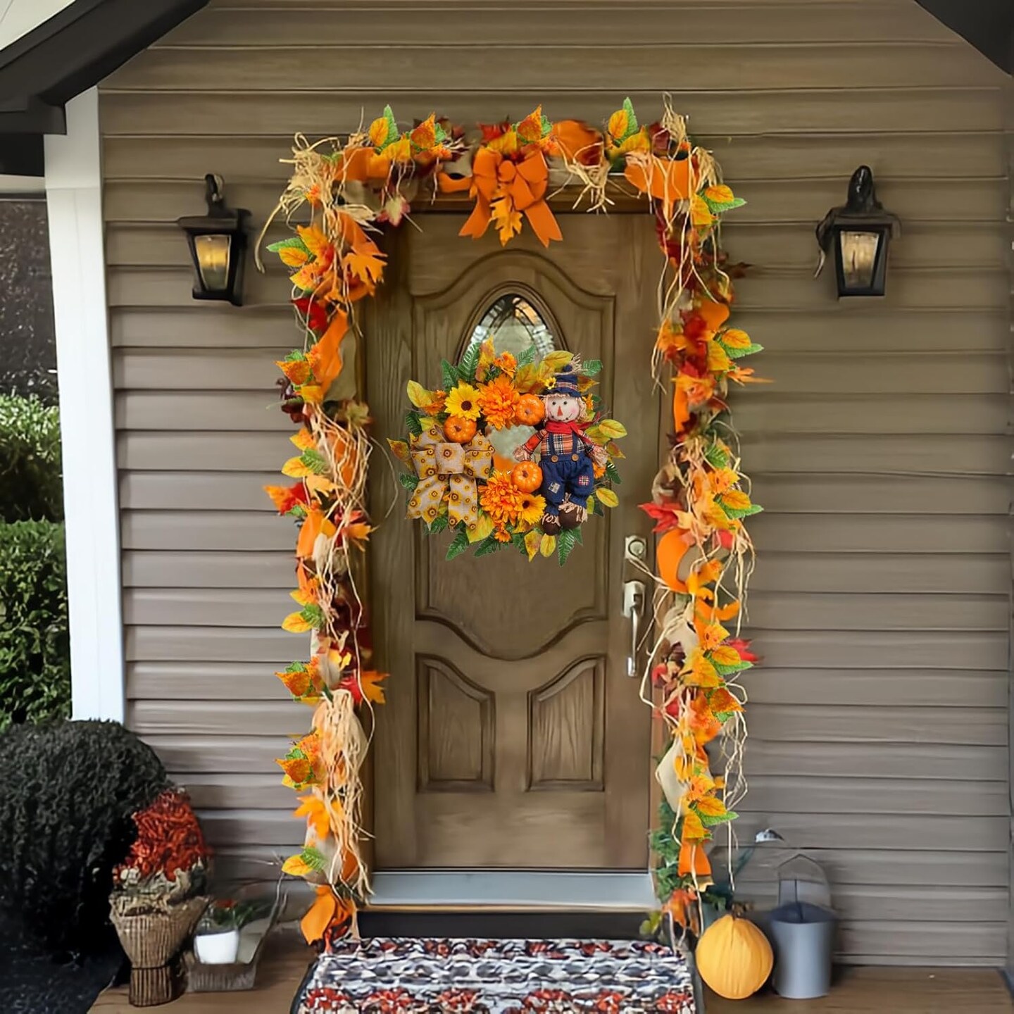 Fall Wreath for Front Door