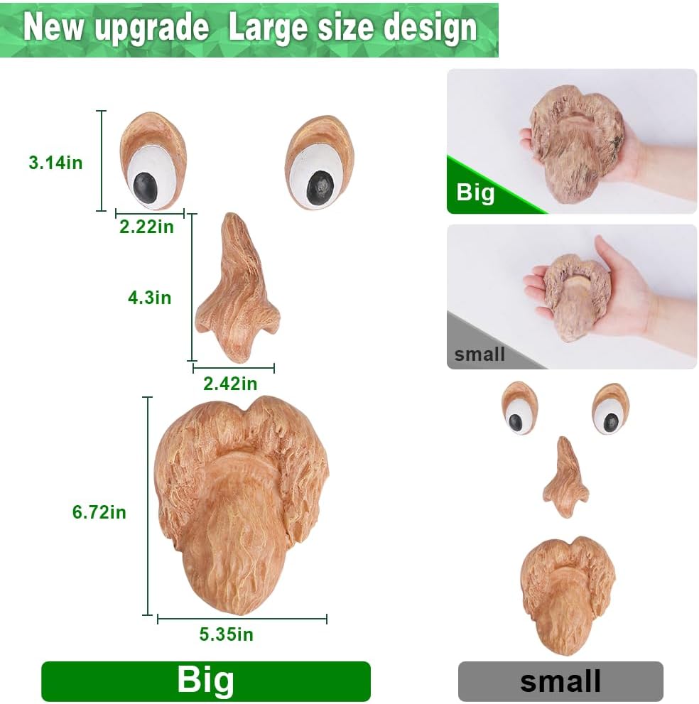 Tree Faces Decor Outdoor Large