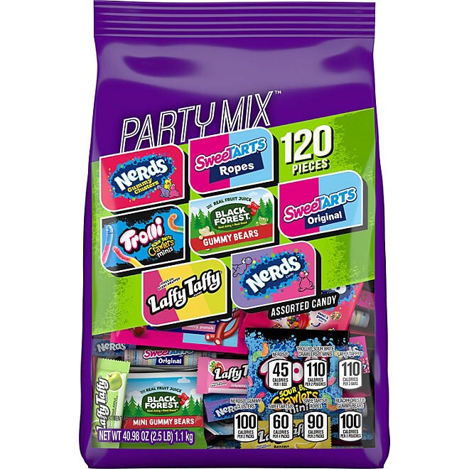 Party Mix Bag of Candy 120 Pieces