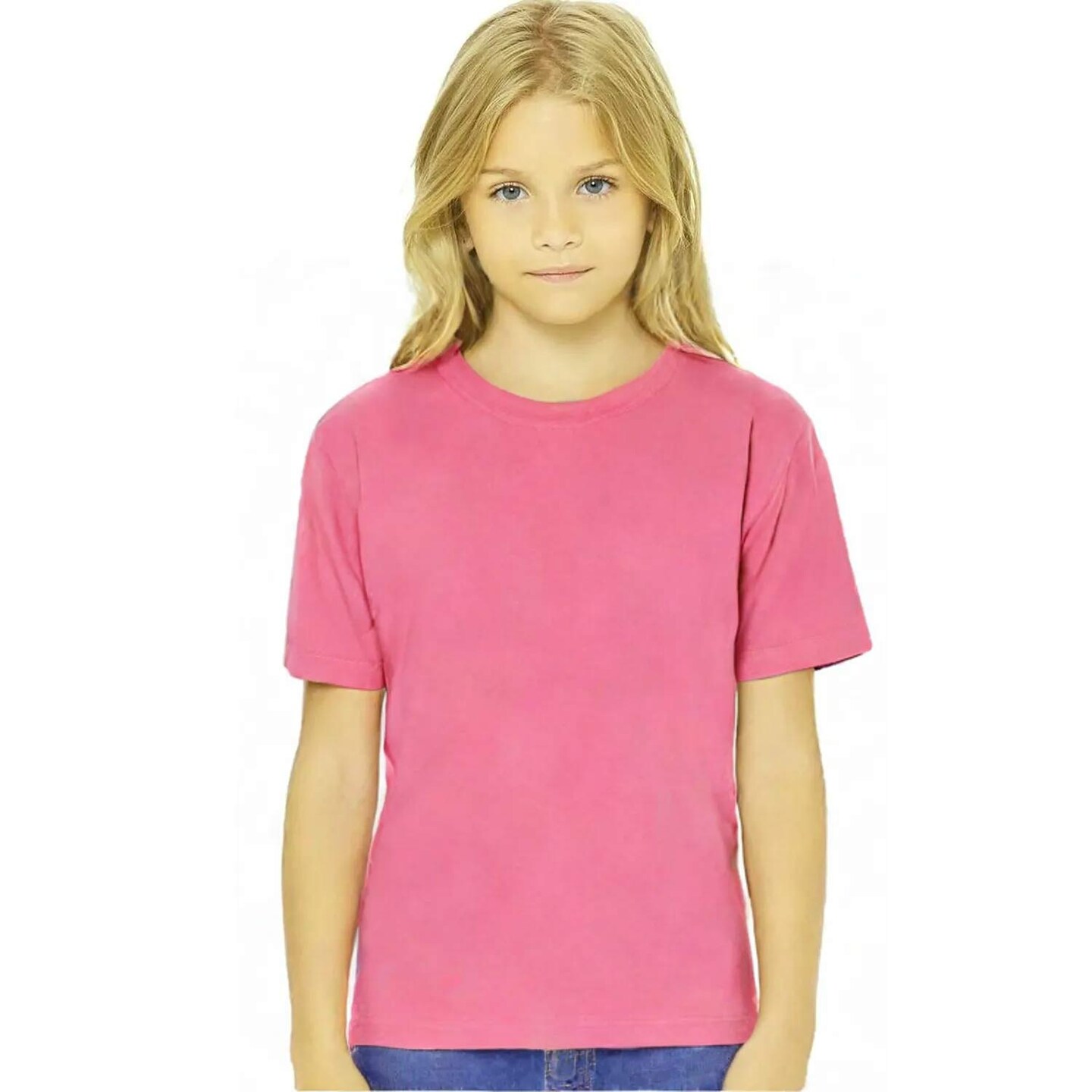 Youth Heavy Cotton Classic Crewneck T-Shirt for Durable, Comfortable & Everyday Wear