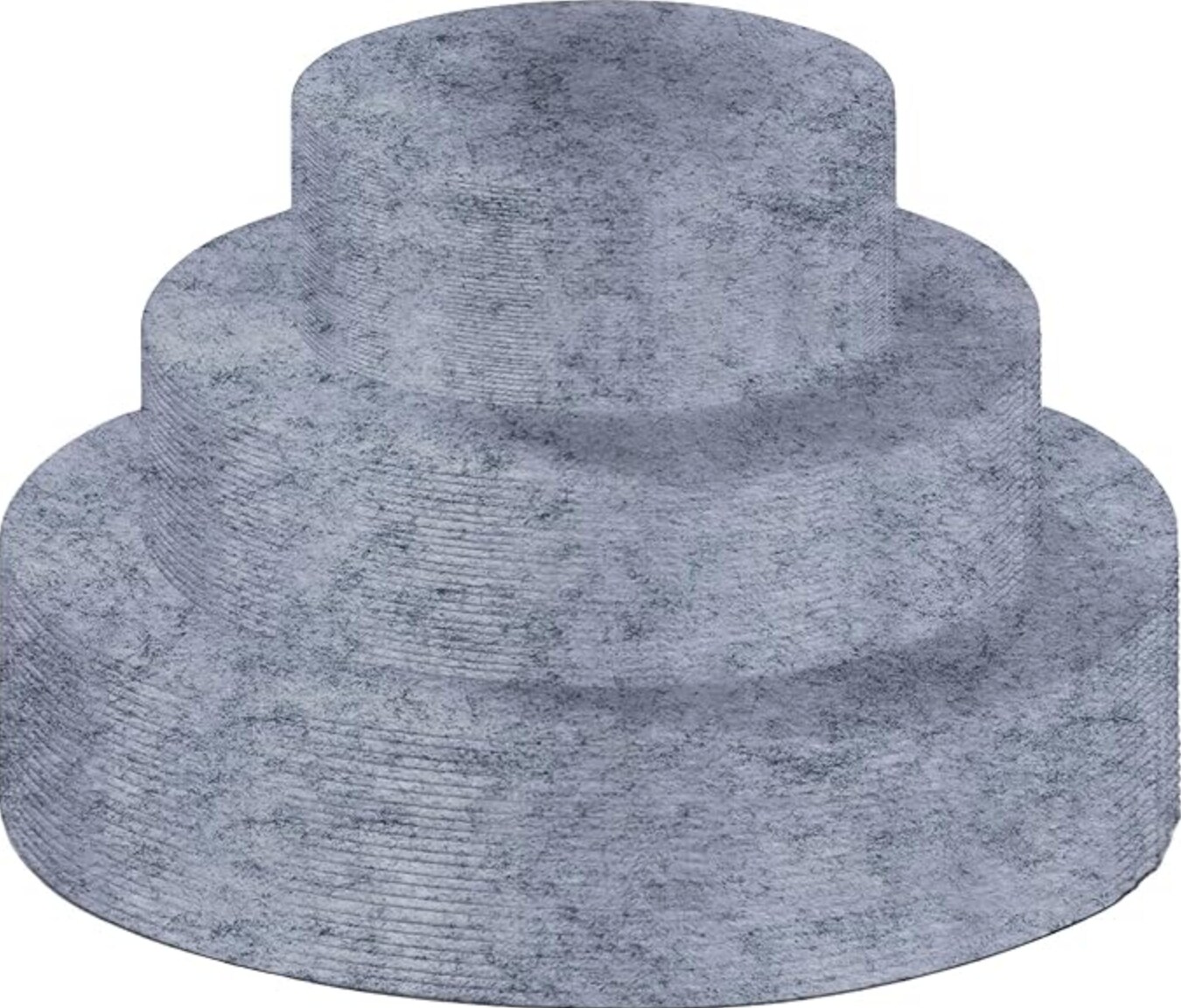 FabricLA Felt Plate Storage Dividers Protectors - 48 Pieces | Round Felt Plate Separators in 3 Sizes