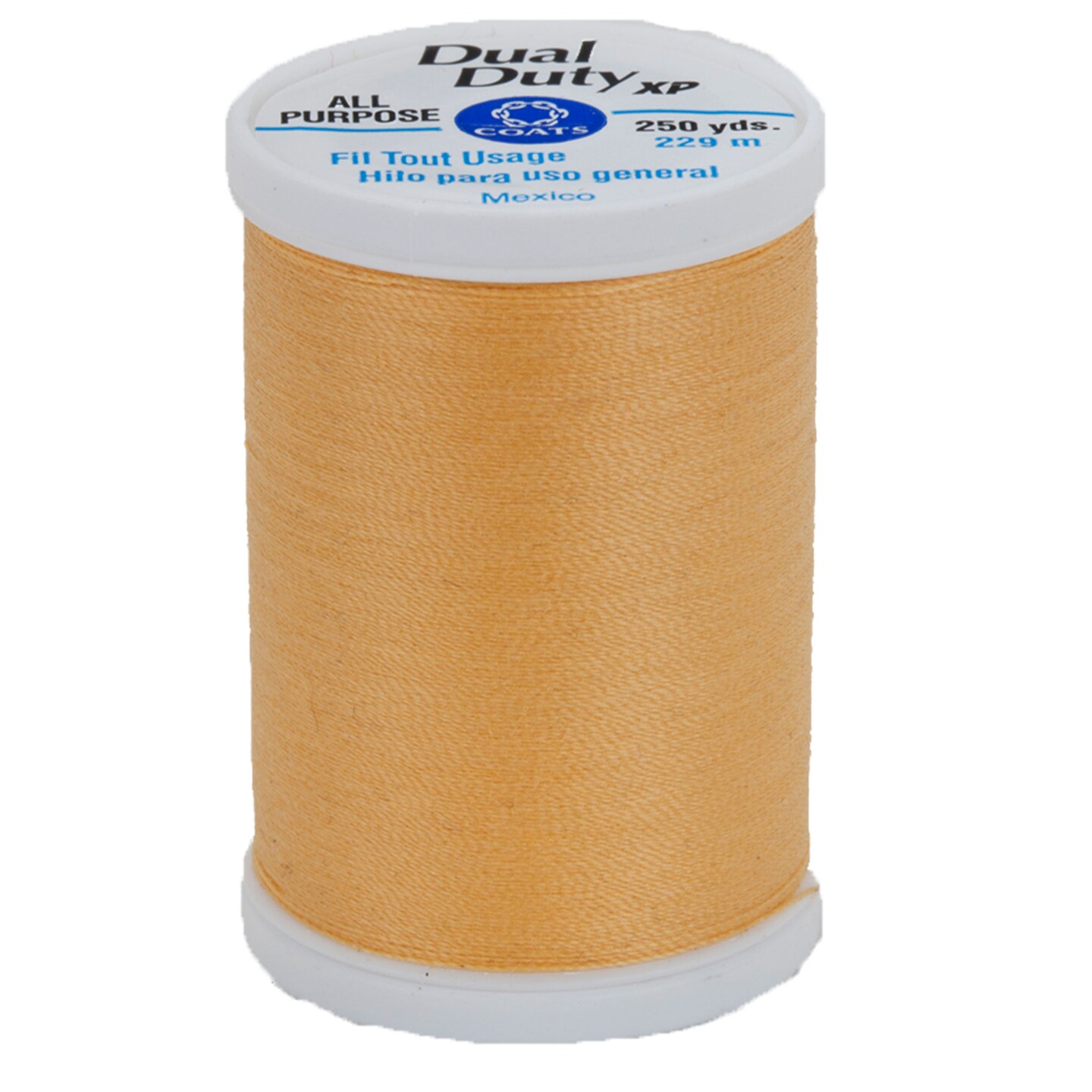 250 yards -- Dual Duty XP -- All Purpose Sewing Thread -- Saffron Color ...
