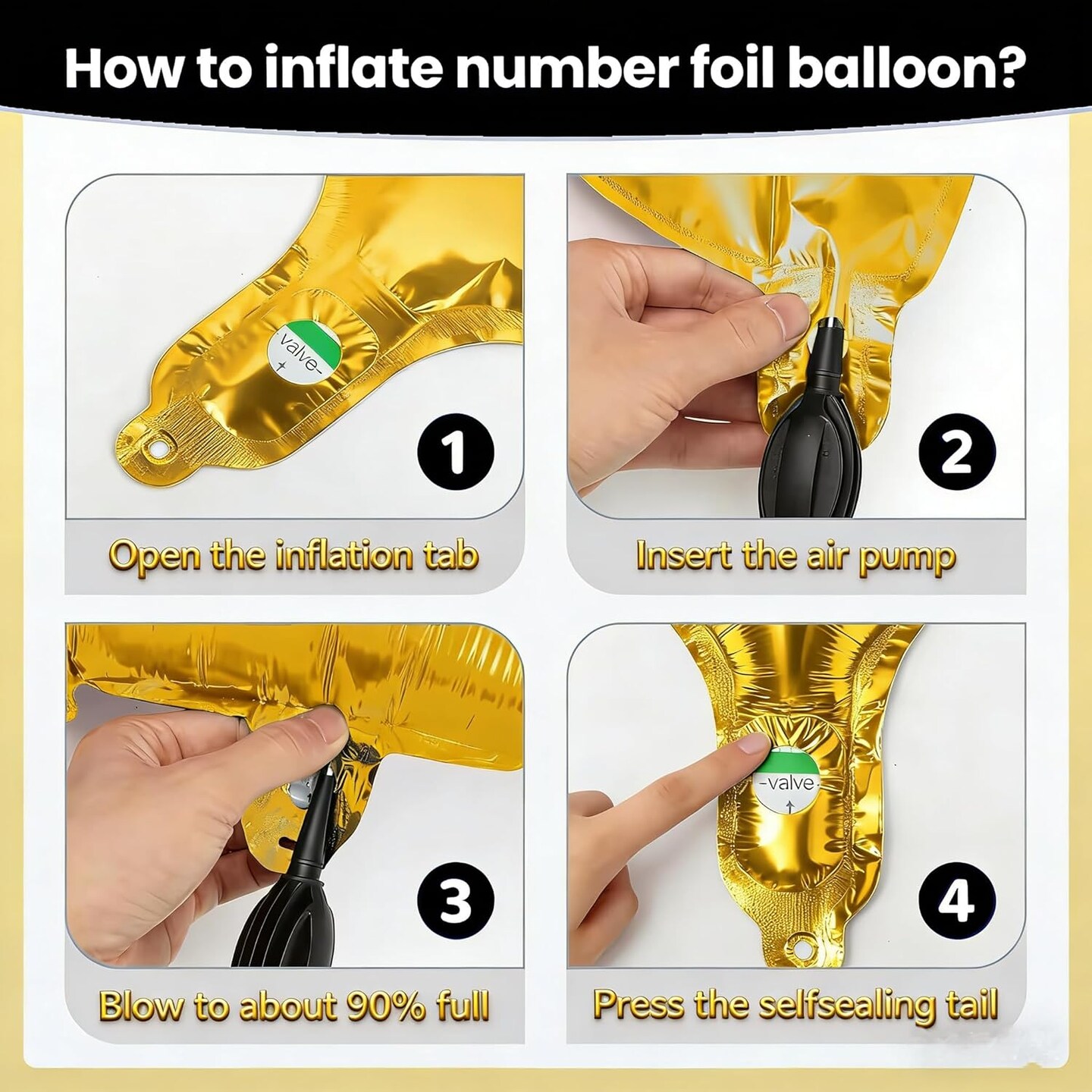 Class of 2026 Graduation Balloons Set - 12 Inch Black & Gold 2026 Letter Balloons - Foil "CLASS OF 2026" Sign with Starburst & Latex Balloons for High School, College, and Master’s Party Supplies