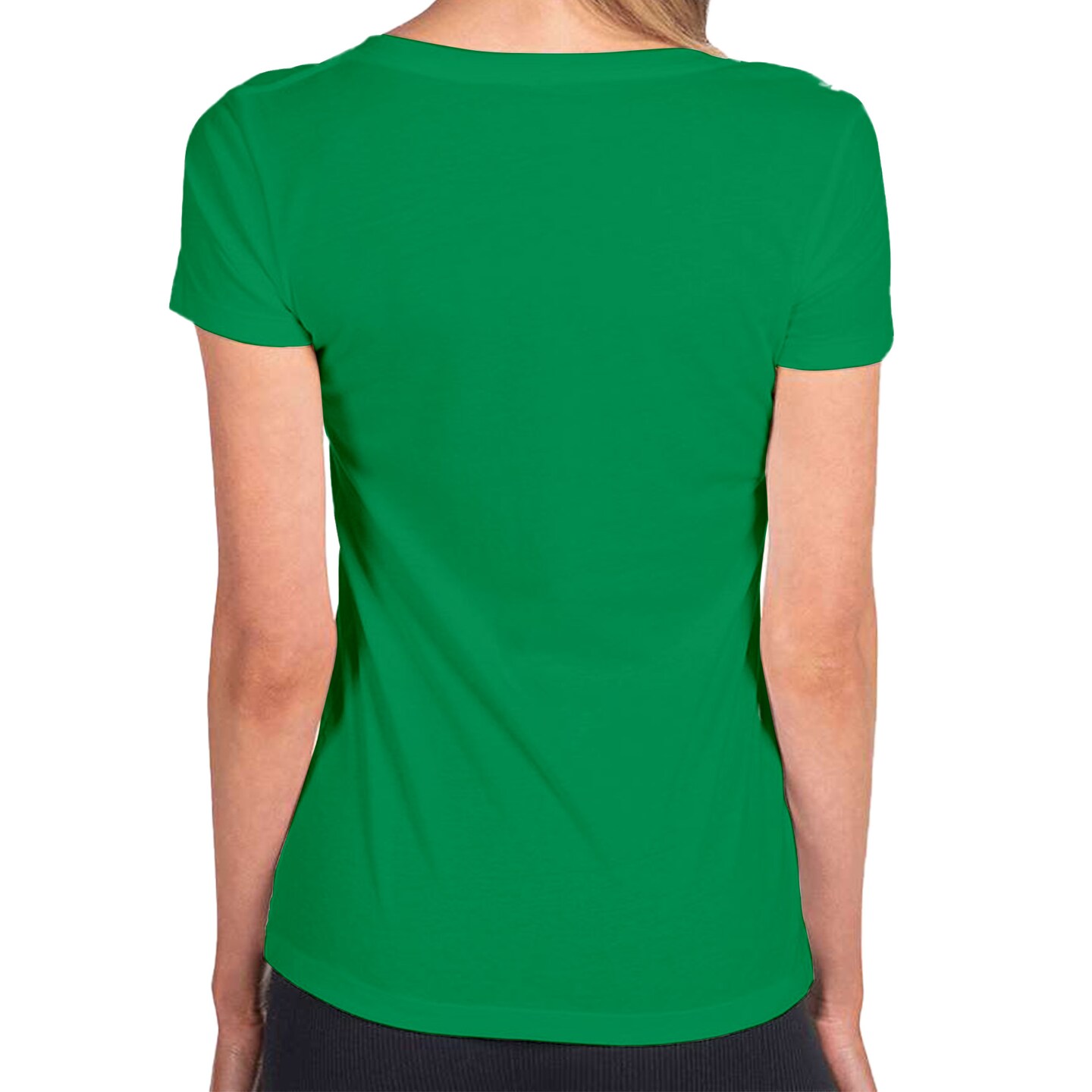 Next Level Women's Ideal V-Neck T-Shirt, Craft Light Solid Crewneck Tee