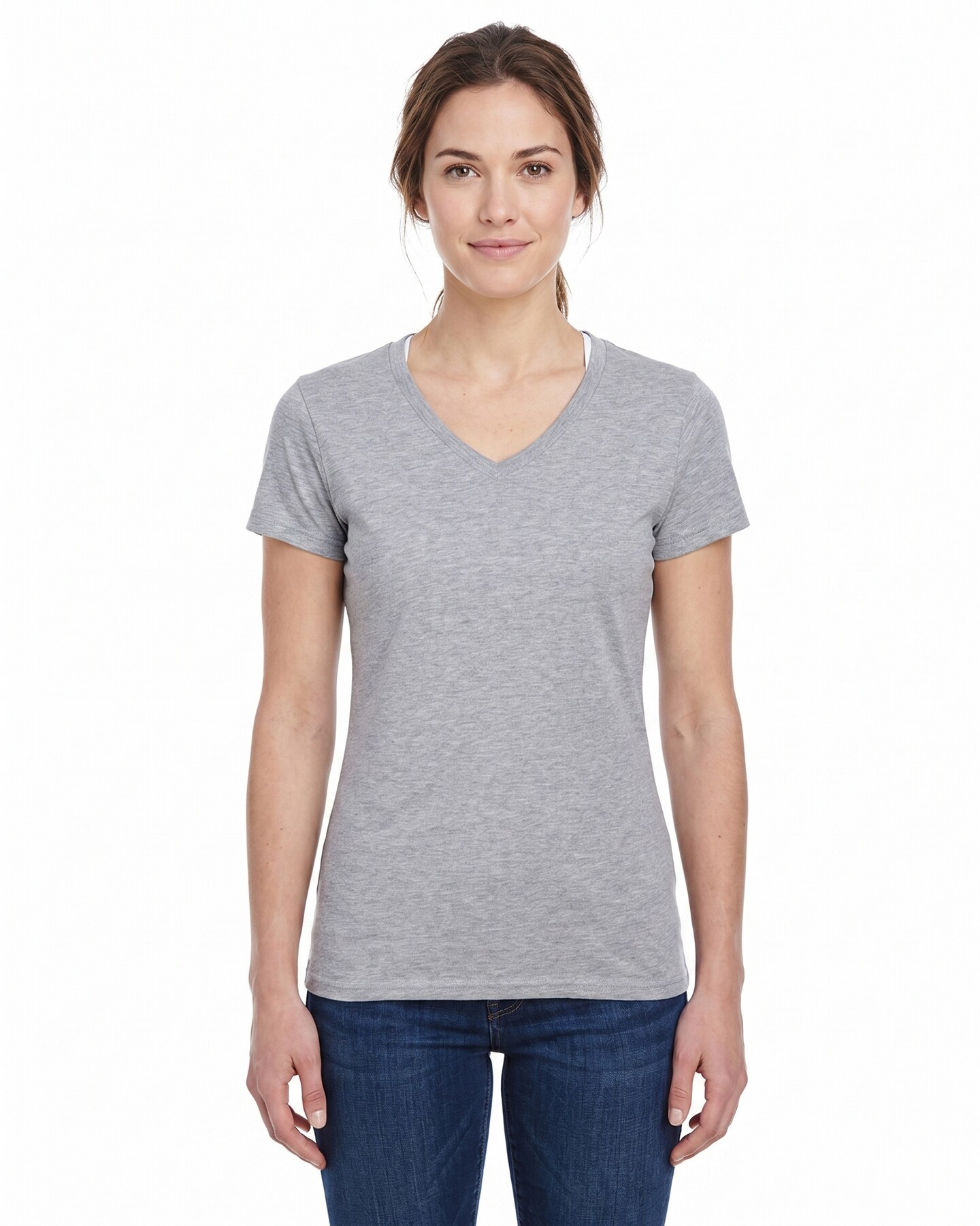 Gildan Women's V-Neck Blank Craft T-Shirt – Cricut & Paint Ready