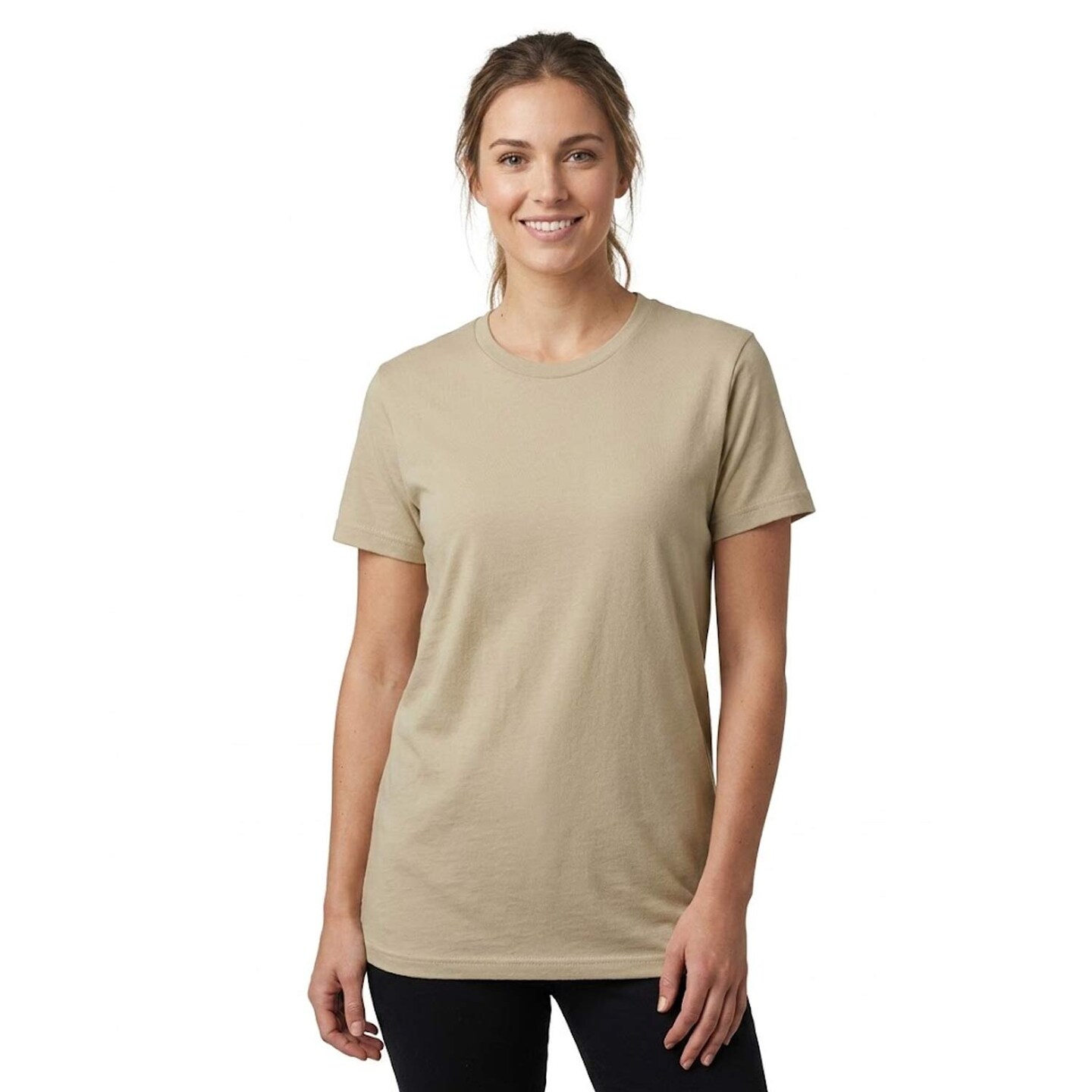 Tultex Fine Jersey Crewneck Short Sleeve T-Shirt with Smooth Print
