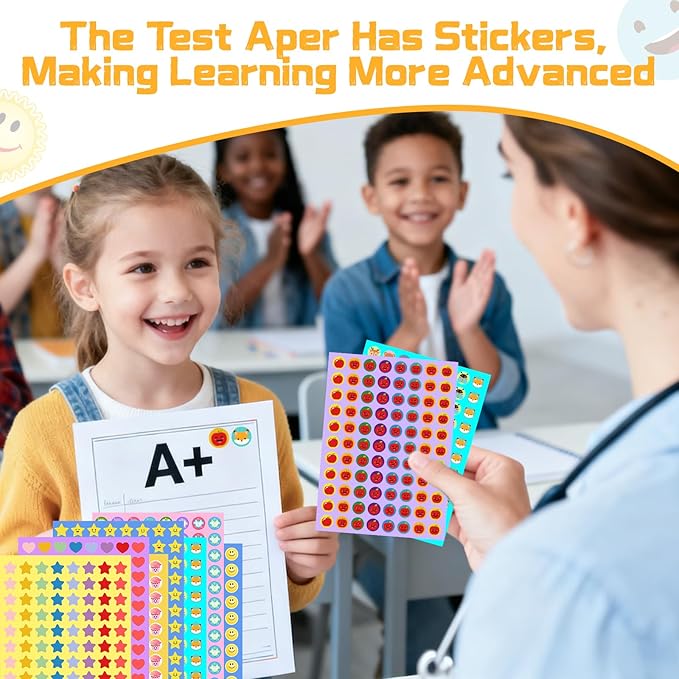 6600PCS Reward Stickers for Kids, Variety Pack Incentive Stickers for Classroom, School Teachers Supplies