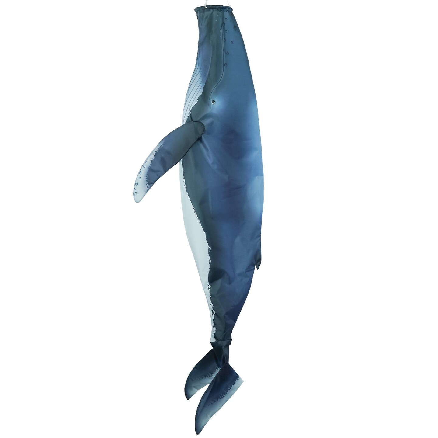 In the Breeze 5243 — Humpback Whale 48-inch Fish Windsock — Detailed, Fully Printed Inflatable Windsock
