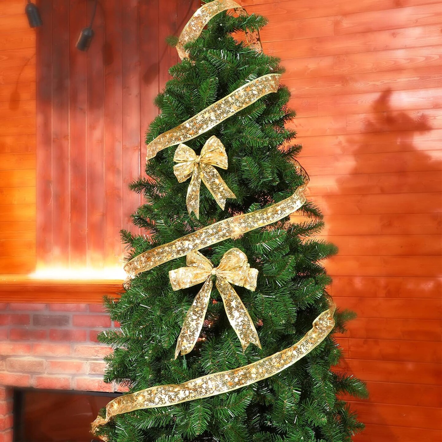 Christmas Tree Gold Garland Christmas Decorations Indoor Outdoor Party Decorations