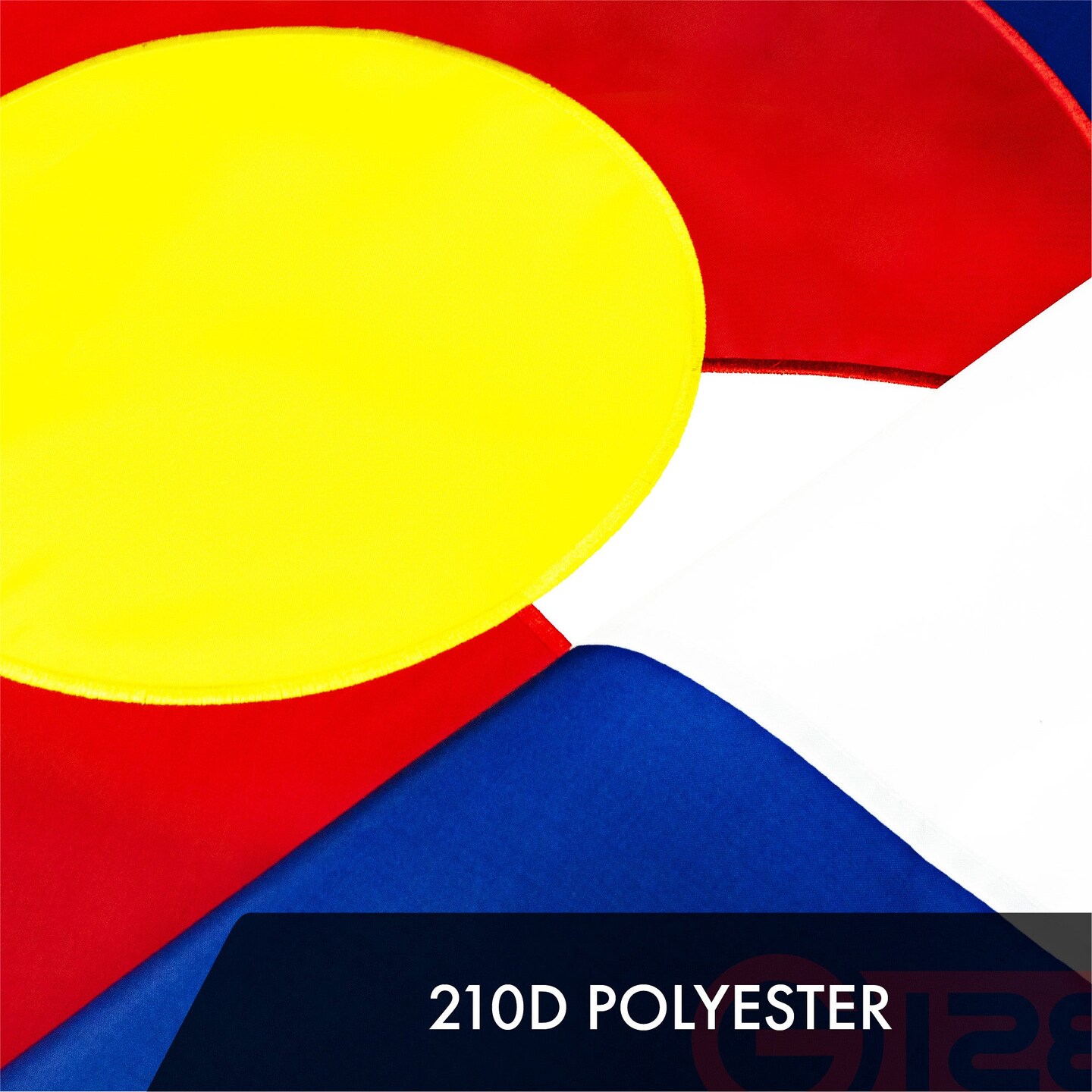 G128 3 Pack: Colorado CO | 4x6 Ft | ToughWeave Series Embroidered 300D Polyester | Embroidered Design, Indoor/Outdoor, Brass Grommets