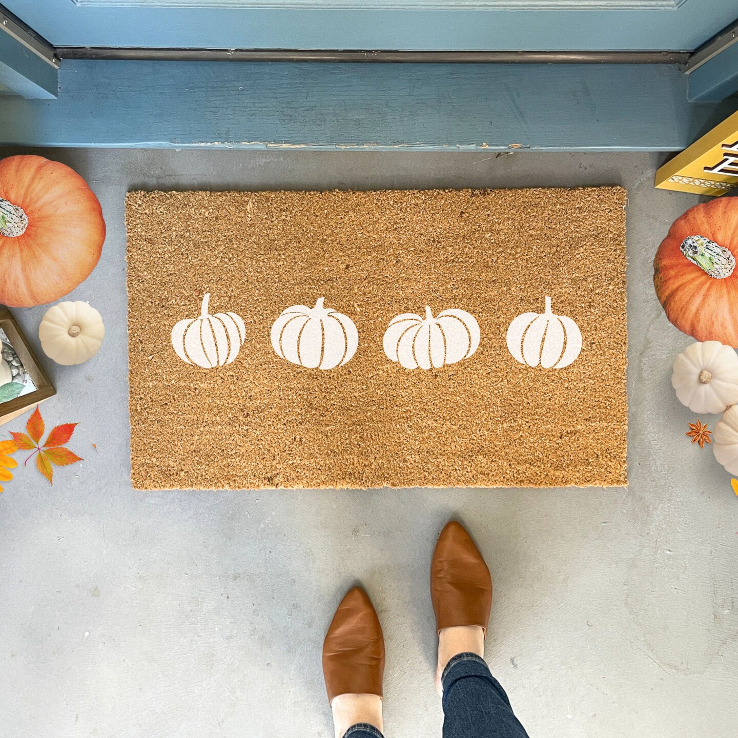 Farm Fresh Pumpkins Doormat, Fall Doormat, Custom Doormat, Front Porch Decoration, Fall Farm House Decoration, Autumn shops Decoration