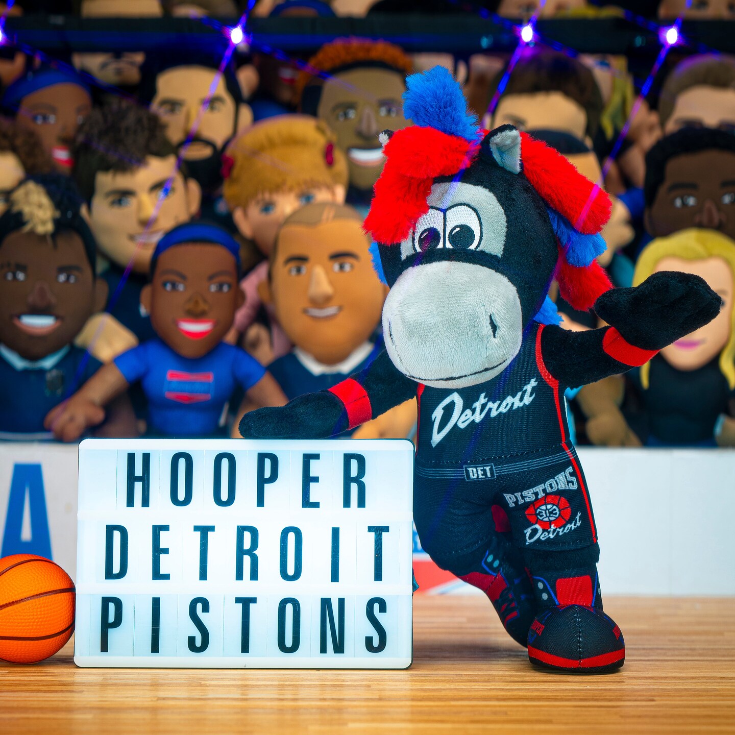 Bleacher Creatures Detroit Pistons Hooper 10&#x22; Mascot Plush Figure (City Edition)