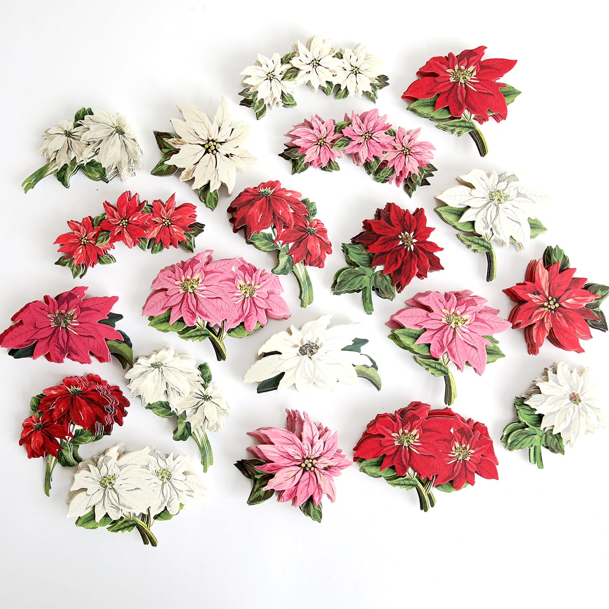 Poinsettia Stickers