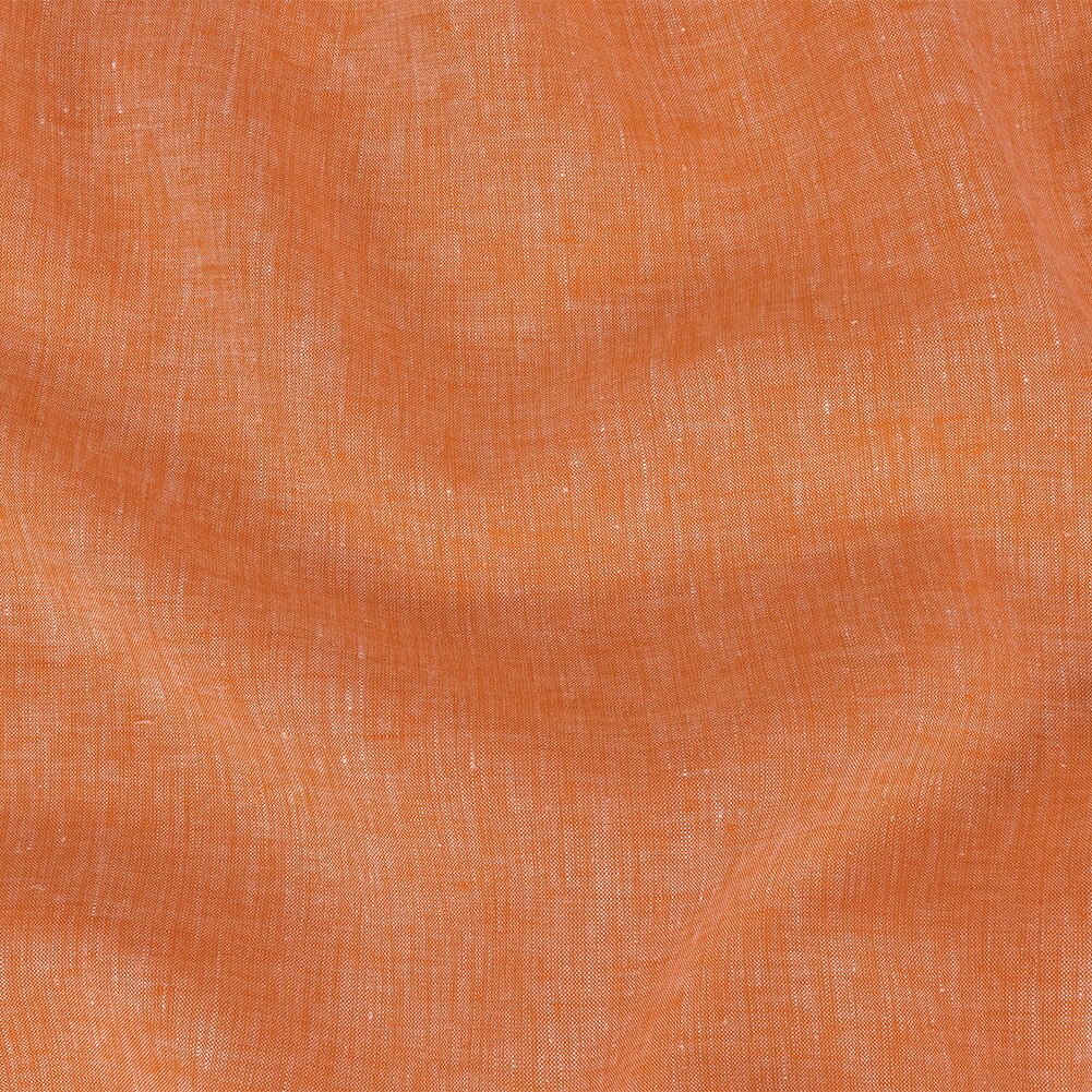1 Yard Lightweight Linen Chambray Heathered Autumn Sunset for Summer Dresses Tops and Shirts