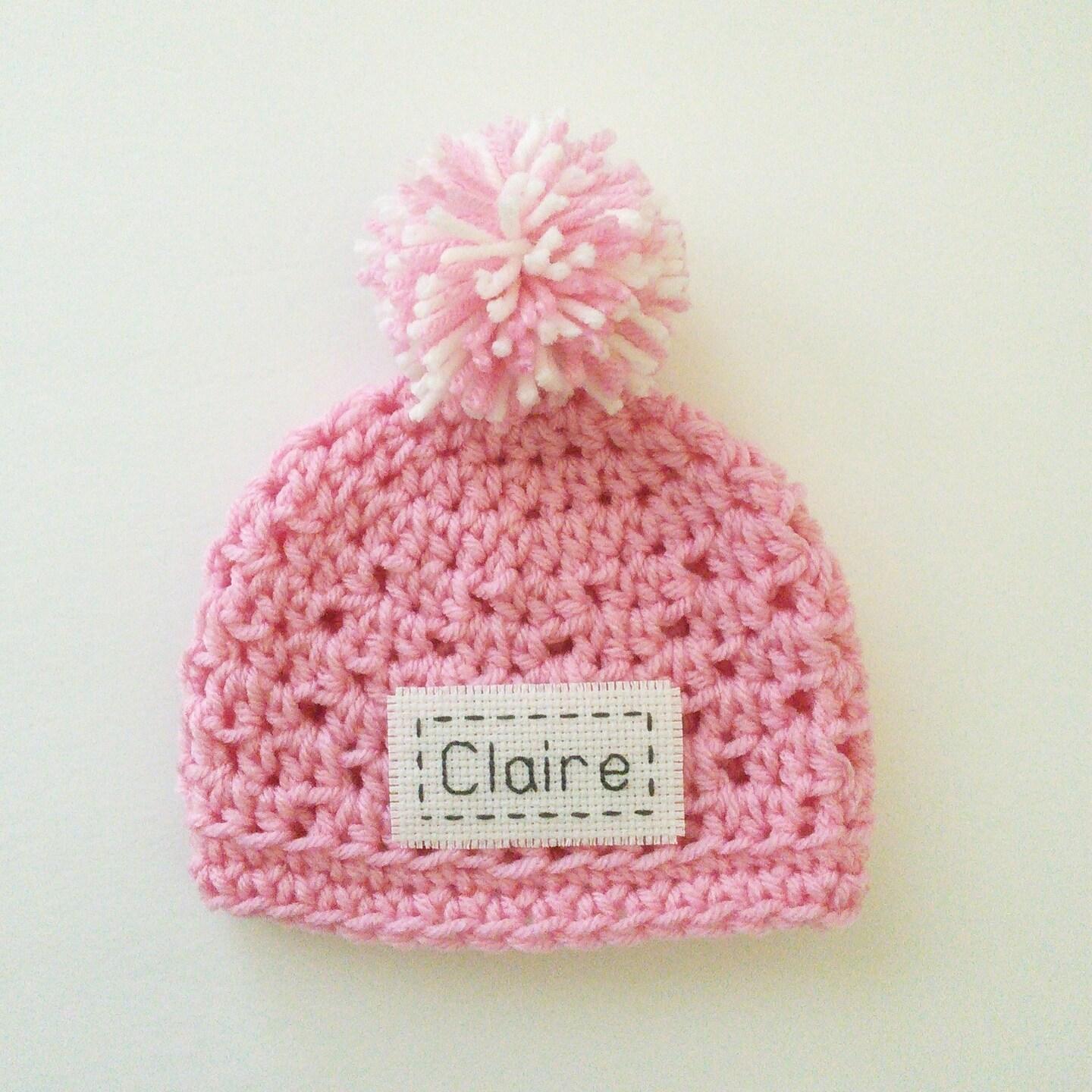 Personalized Toddler Ear Flap Hat, Sizes, 37 Colors, Baby Hat
