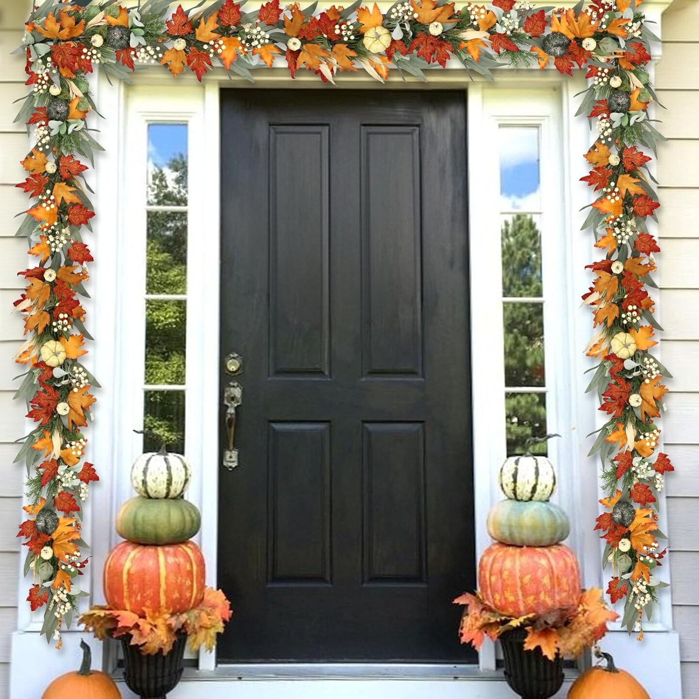 Realistic Fall Garland for Mantle Fall Decorations