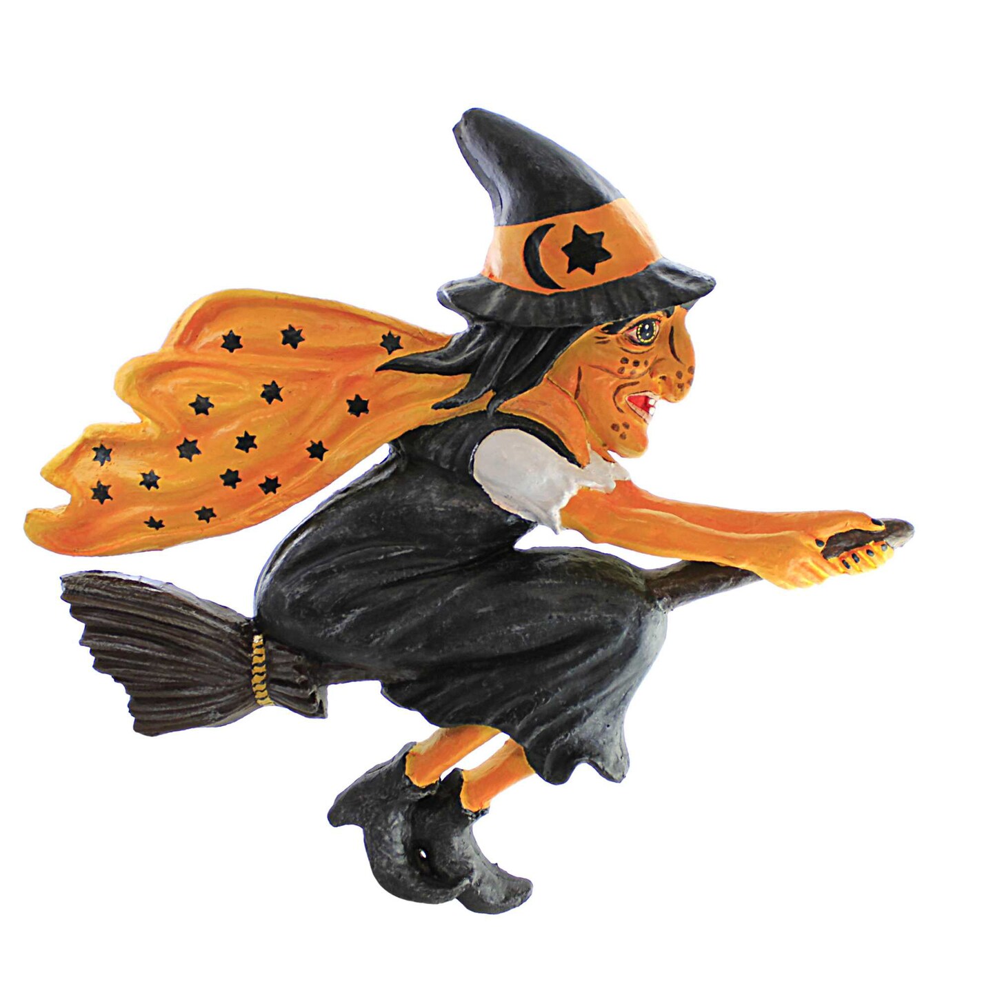 Cody Foster 24.5 Inch Witch Wall Decoration Halloween Wall Art Decor , Halloween Decor Vintage-Style Broom