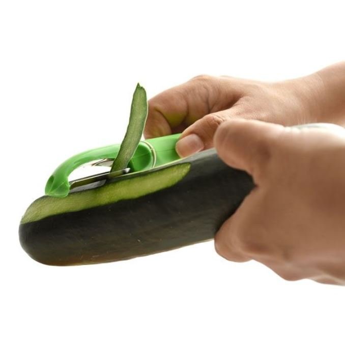 Norpro Grip-EZ Stainless Steel Blade Swivel Fruit & Veggie Peeler - Thumbnail 4