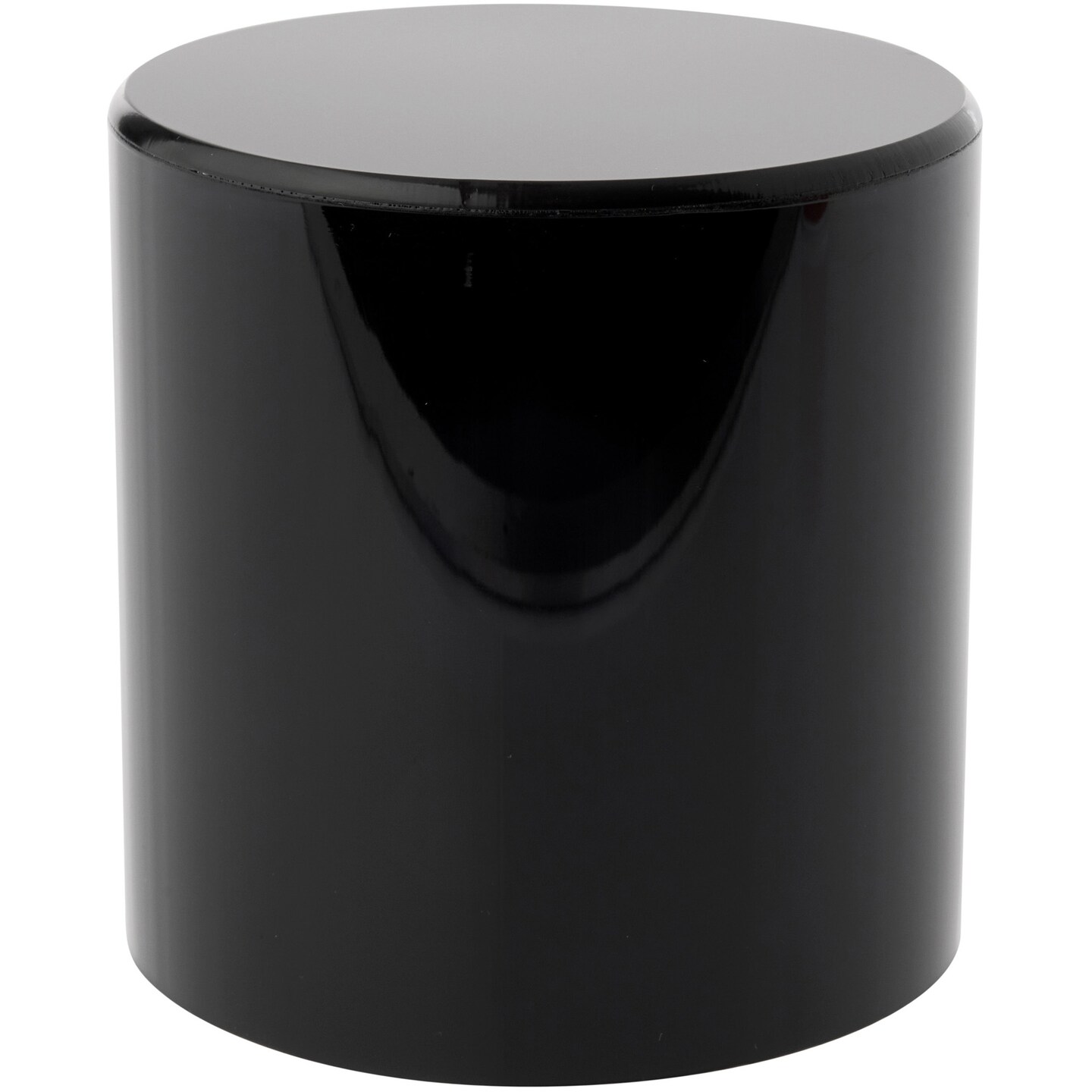 Plymor Black Acrylic Round Cylinder Display Riser, 4" H x 4" D