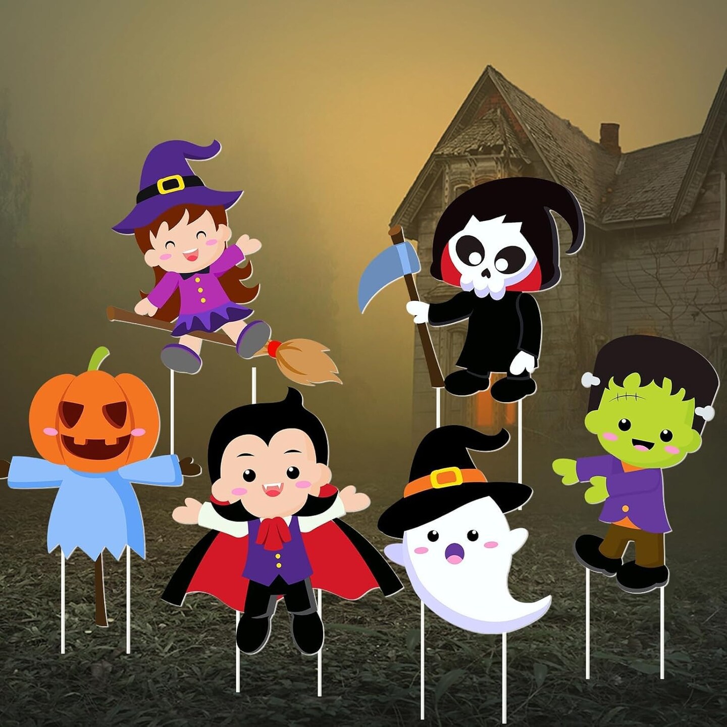 Halloween Yard Signs Cute Halloween Garden Stake