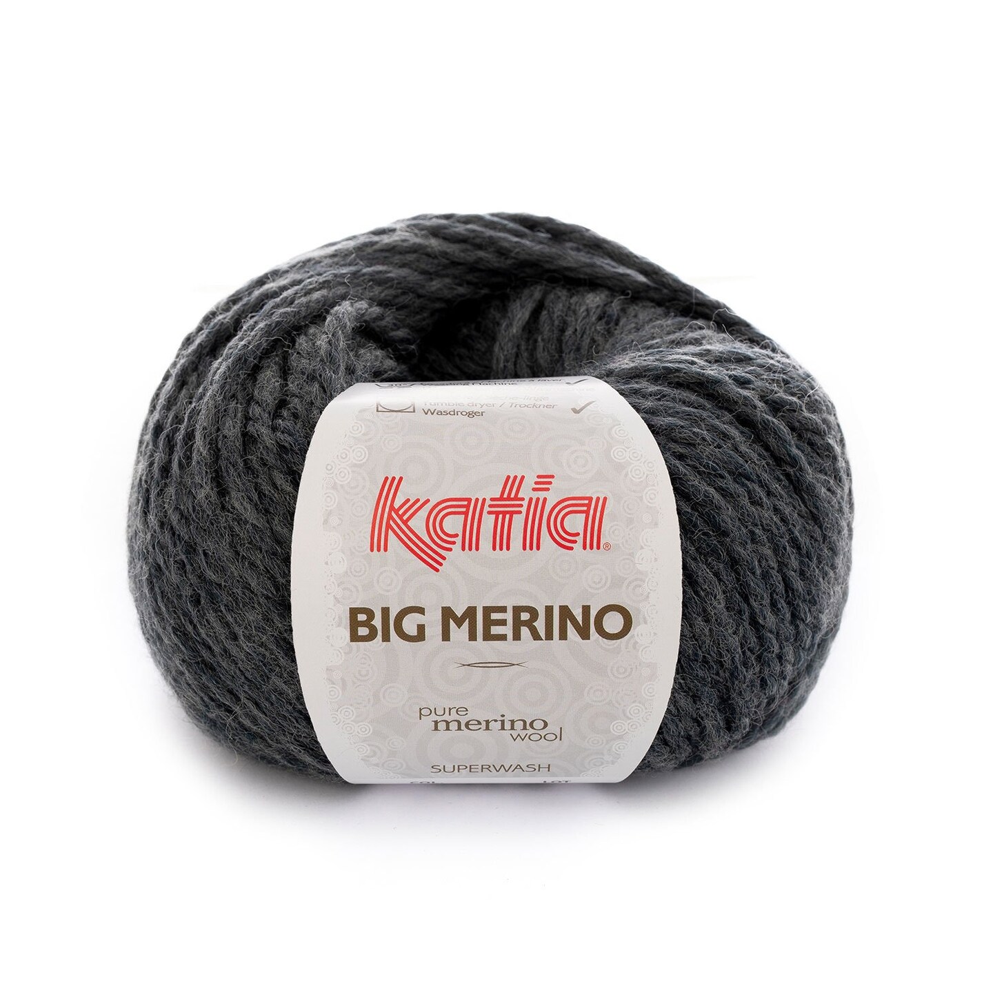 Katia Big Merino Superwash Wool Yarn, Color: Gray | Michaels
